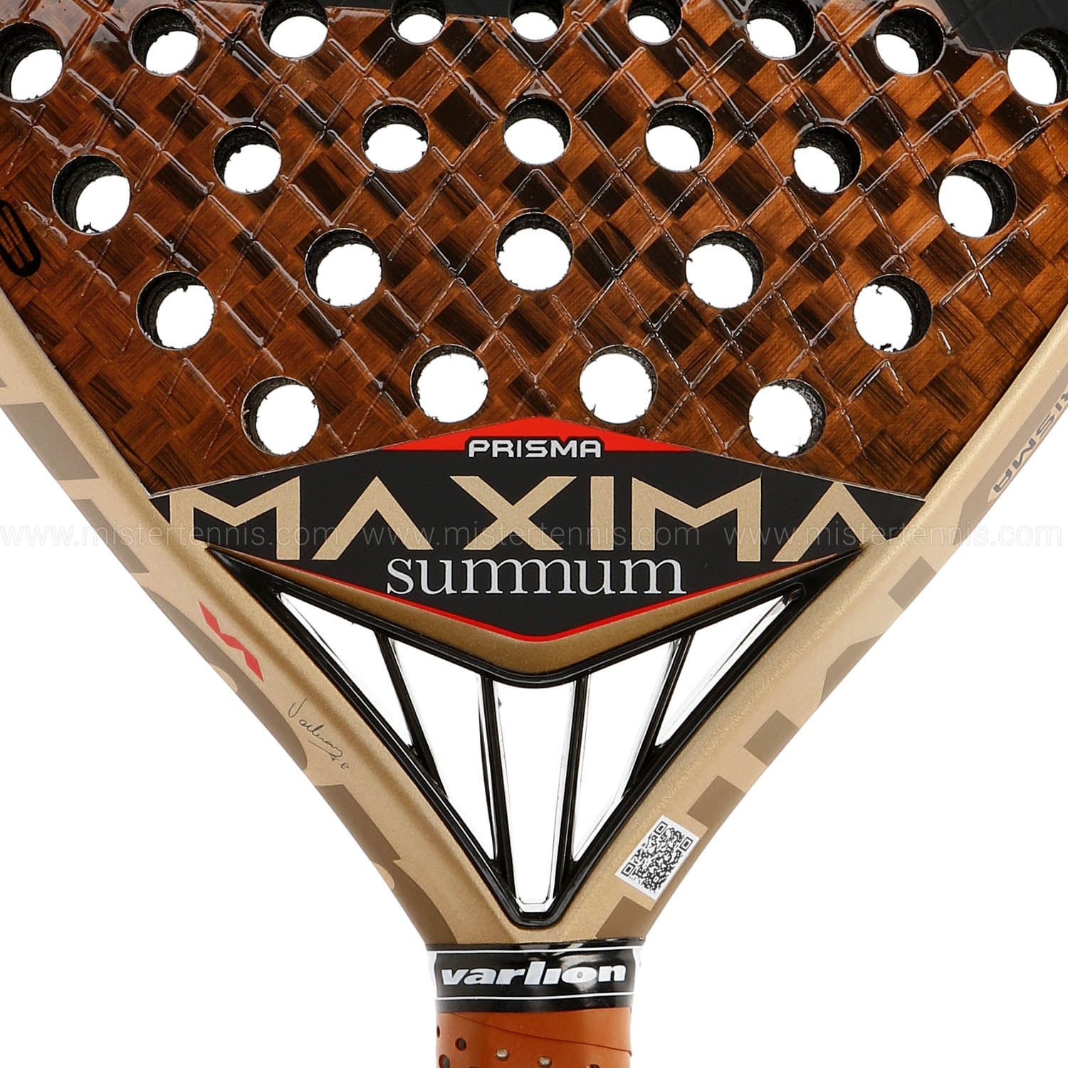 Varlion Maxima Summum Prisma W Padel Racket - Gold/Black