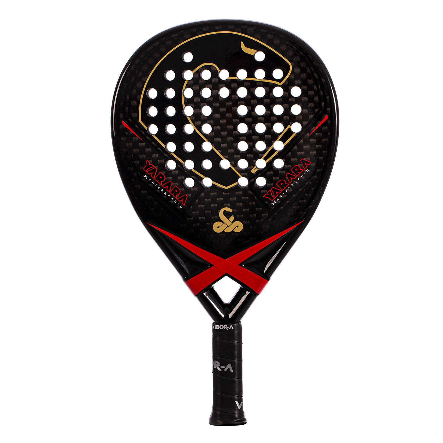 Vibor-A Yarara Aniversario Padel - Black/Red/Gold