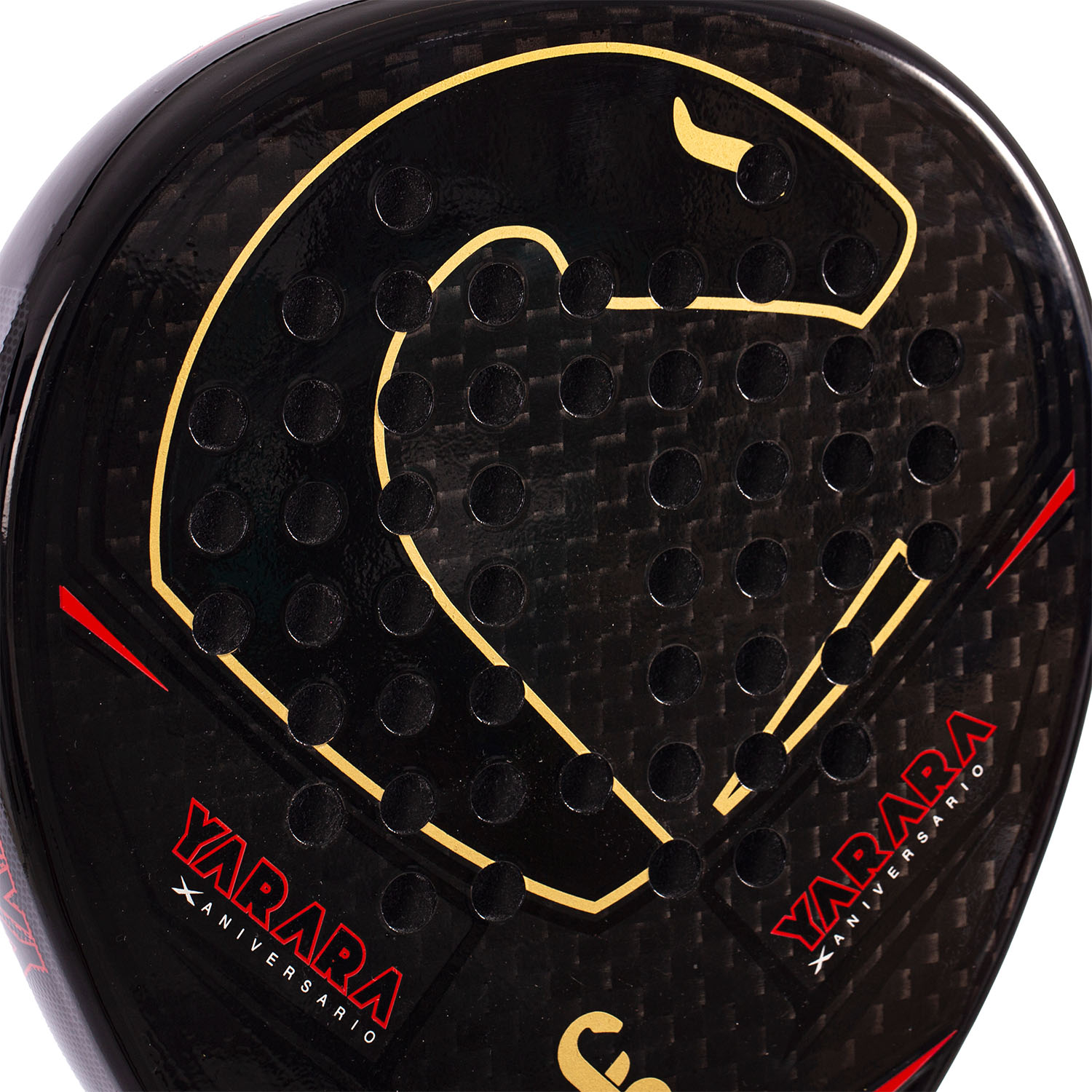 Vibor-A Yarara Aniversario Padel - Black/Red/Gold