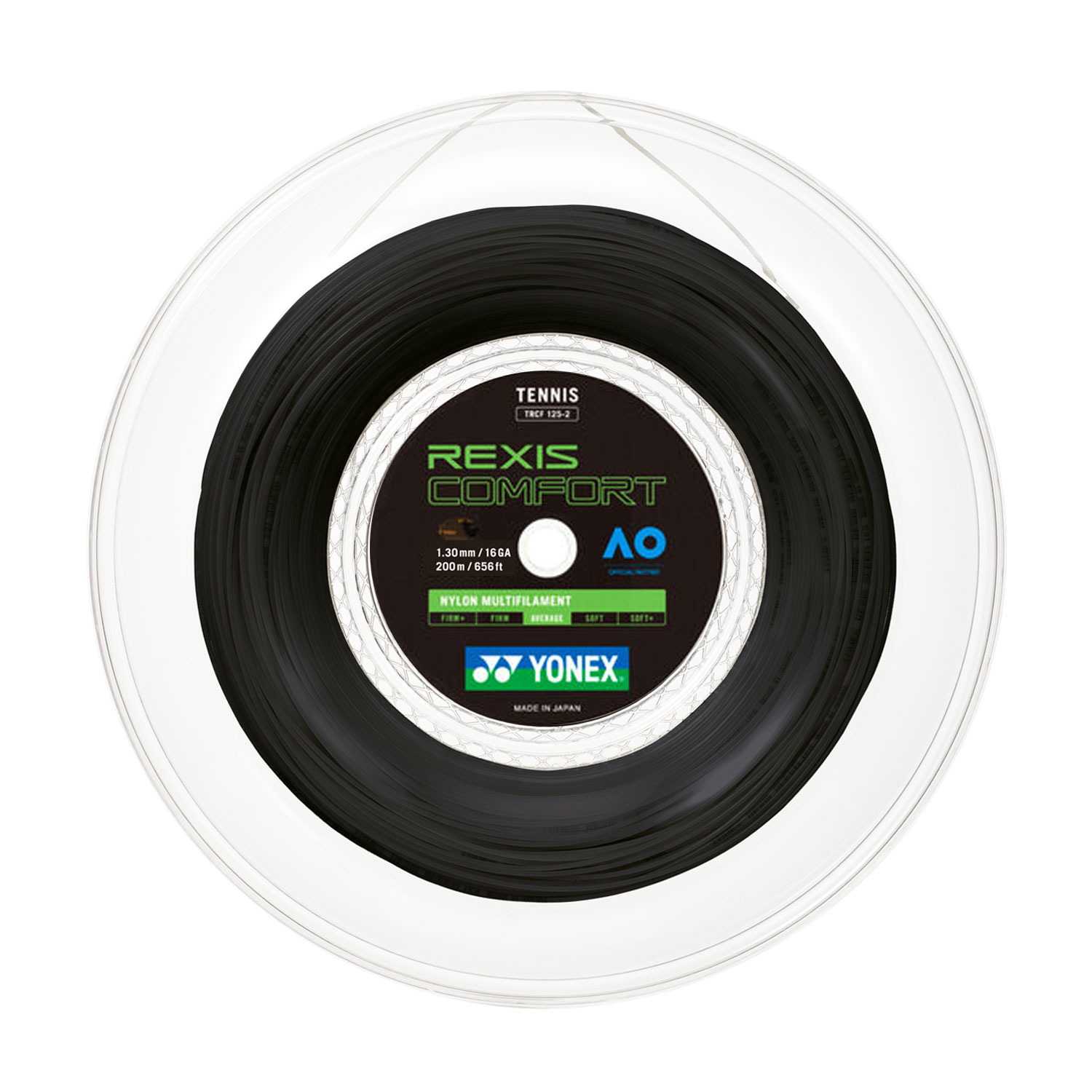 Yonex Rexis Comfort 1.30 200 m Reel - Black