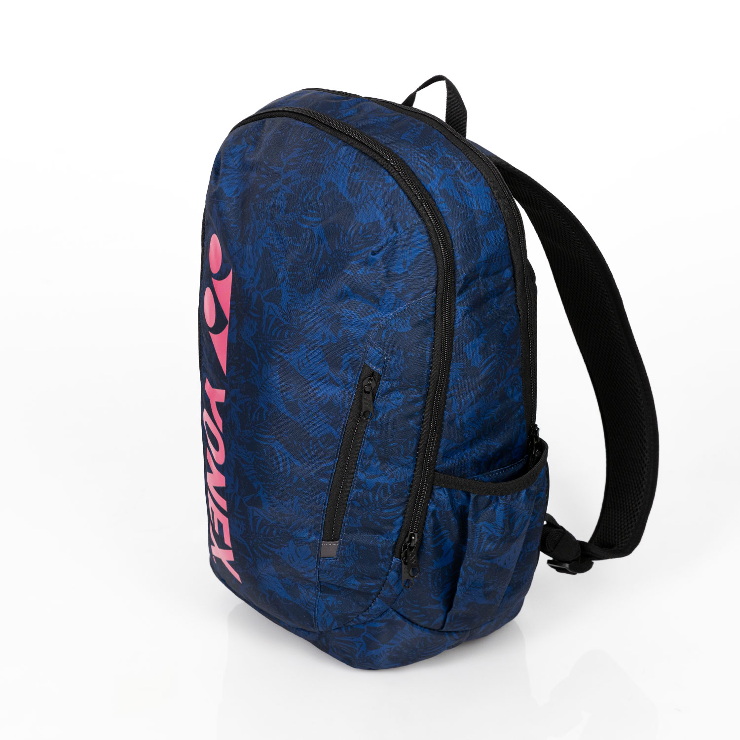 【ユノとも】wmmw バックパック　[navy x pink logo] Yonex Team Small Tennis Backpack Navy/Pink - MisterTennis.com