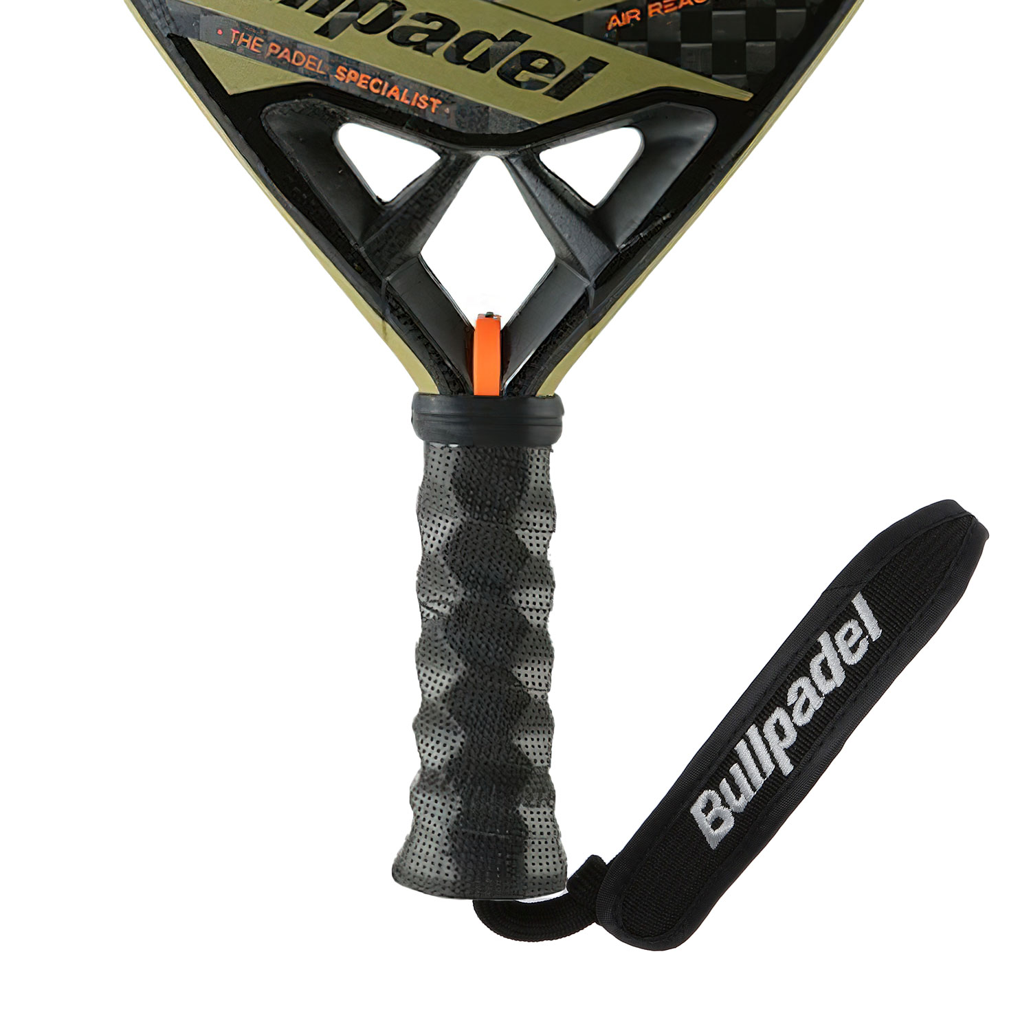 Bullpadel Vertex 03 Padel Racket - Black/Orange/Green