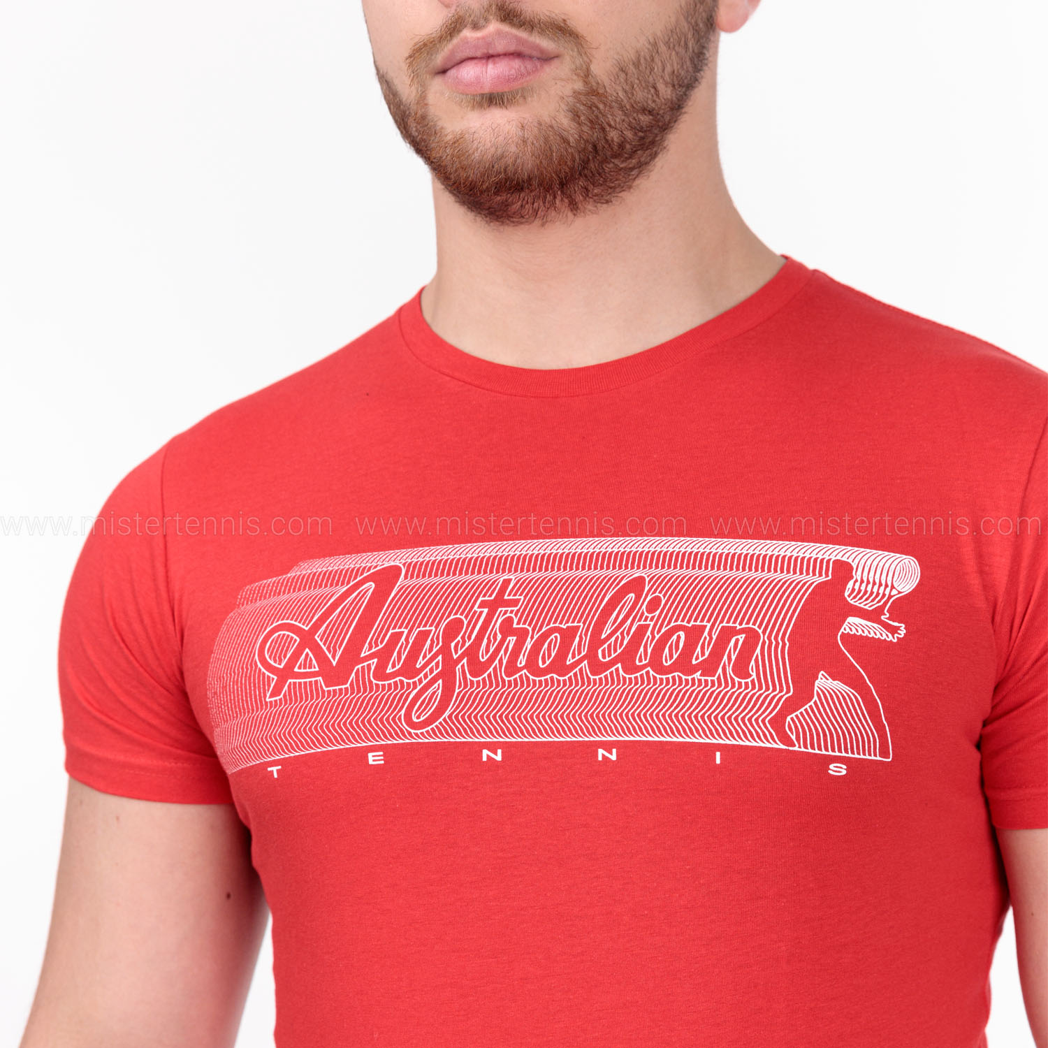 Australian Gradient T-Shirt - Rosso Vivo