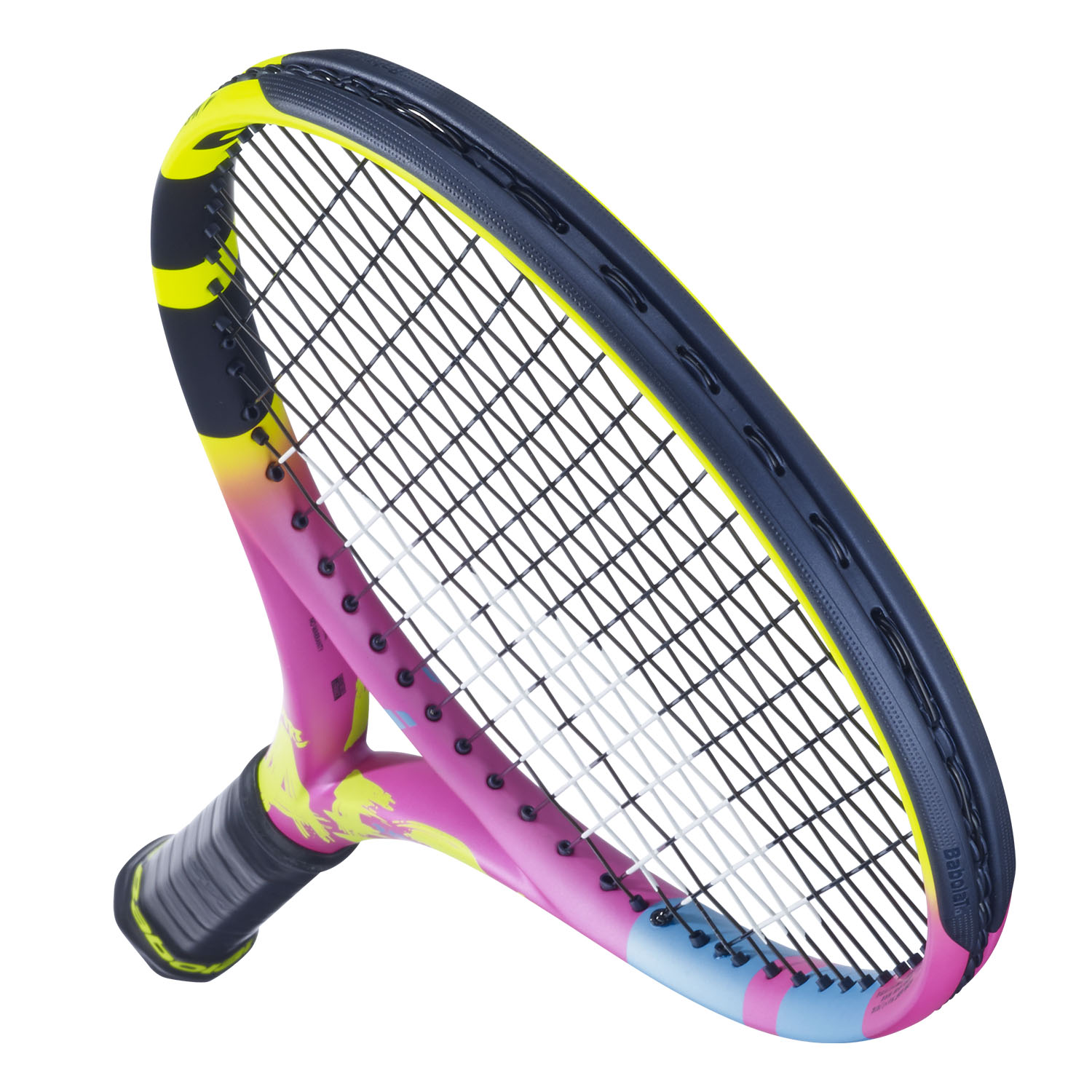 Babolat Pure Aero Rafa Tennis Racket - Yellow/Pink/Blue