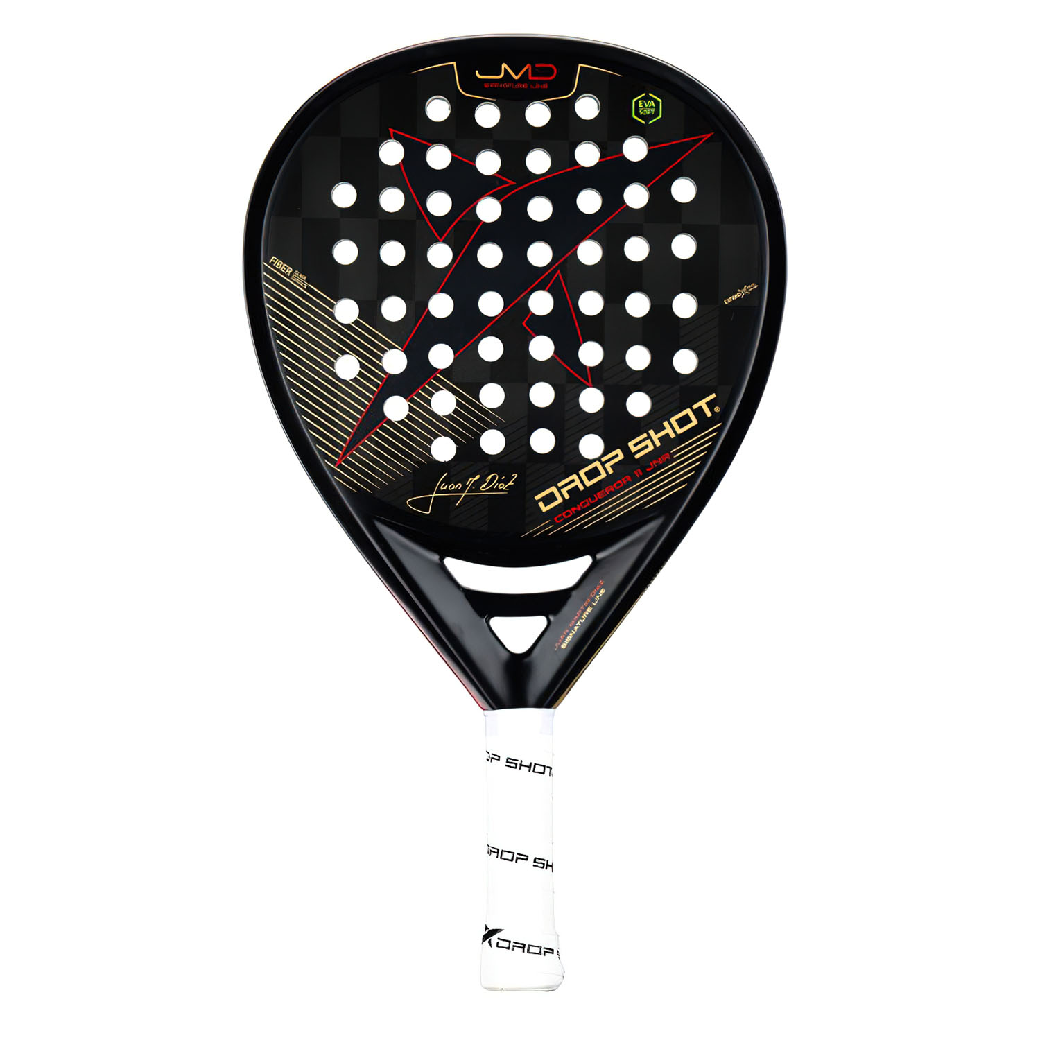 Drop Shot Conqueror 11 Junior Padel - Black/Red/Gold