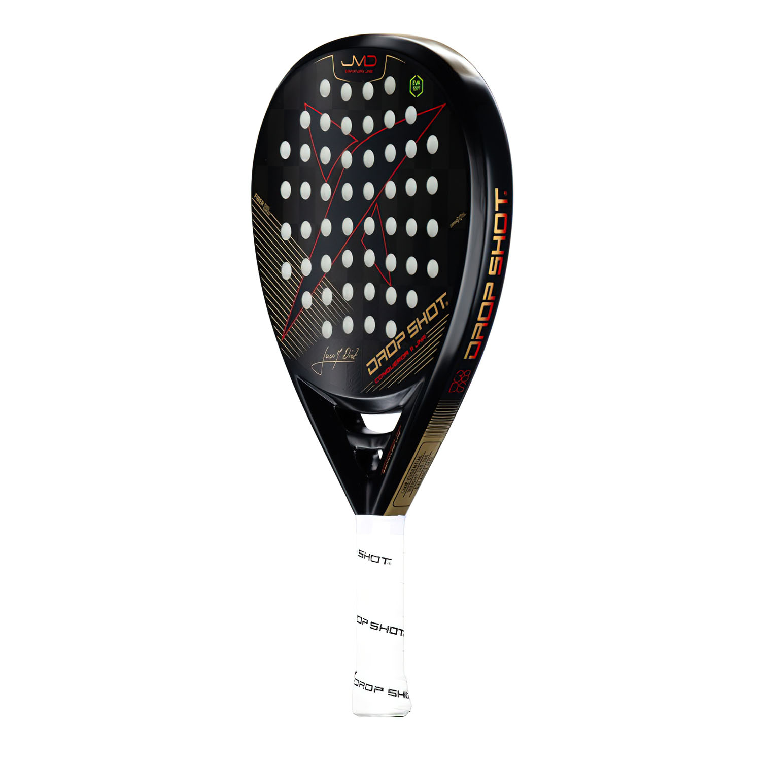 Drop Shot Conqueror 11 Junior Padel - Black/Red/Gold