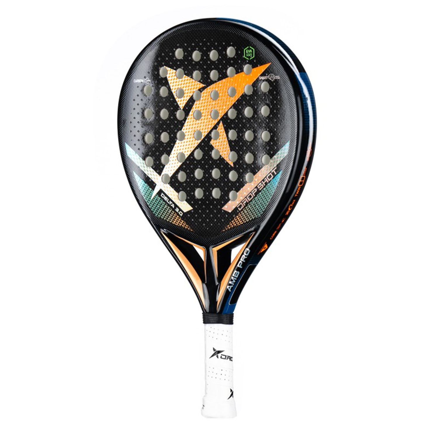 Drop Shot Delta 3.0 Padel - Black/Orange