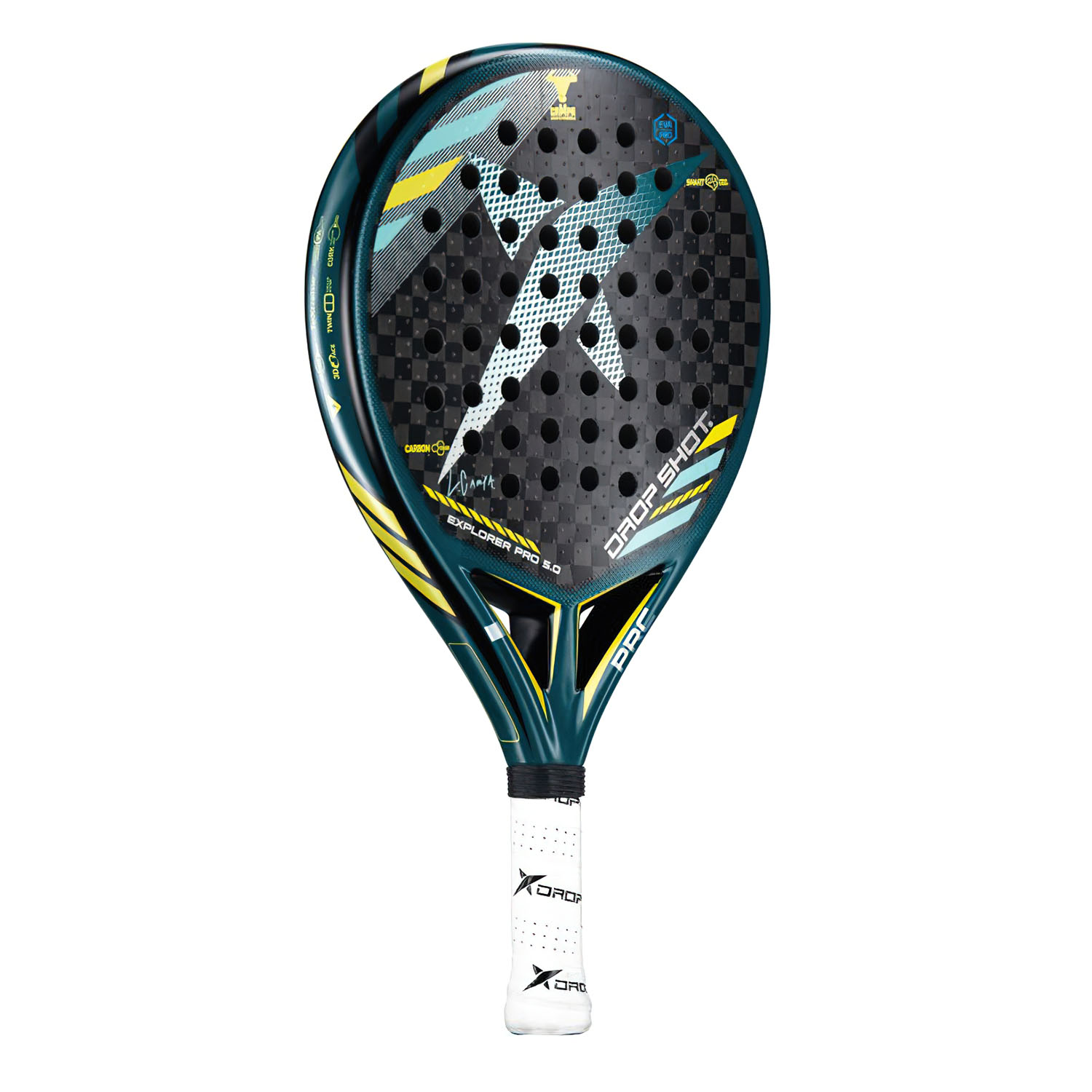 Drop Shot Explorer Pro 5.0 Padel - Green/Yellow