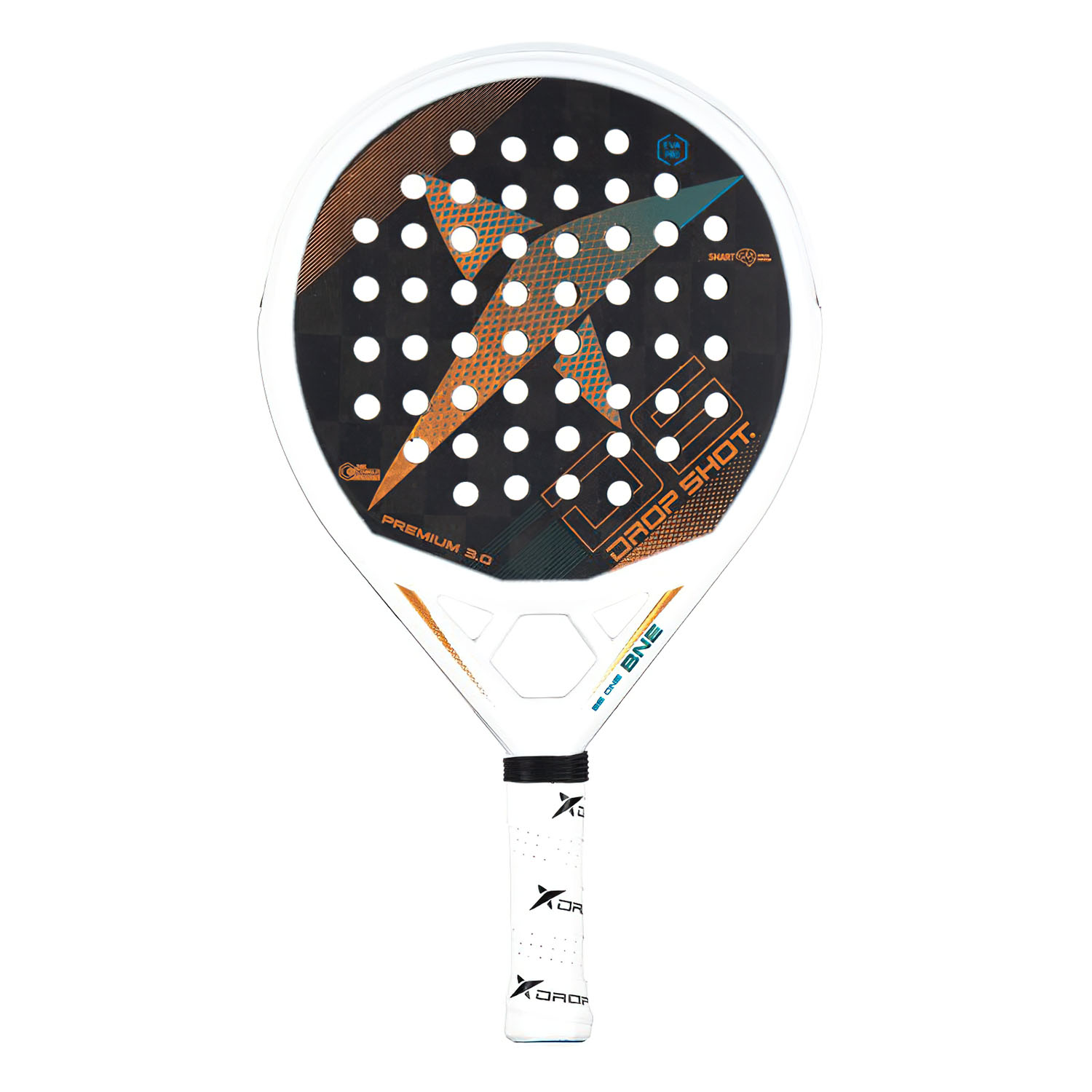 Drop Shot Premium 3.0 Padel - White/Orange