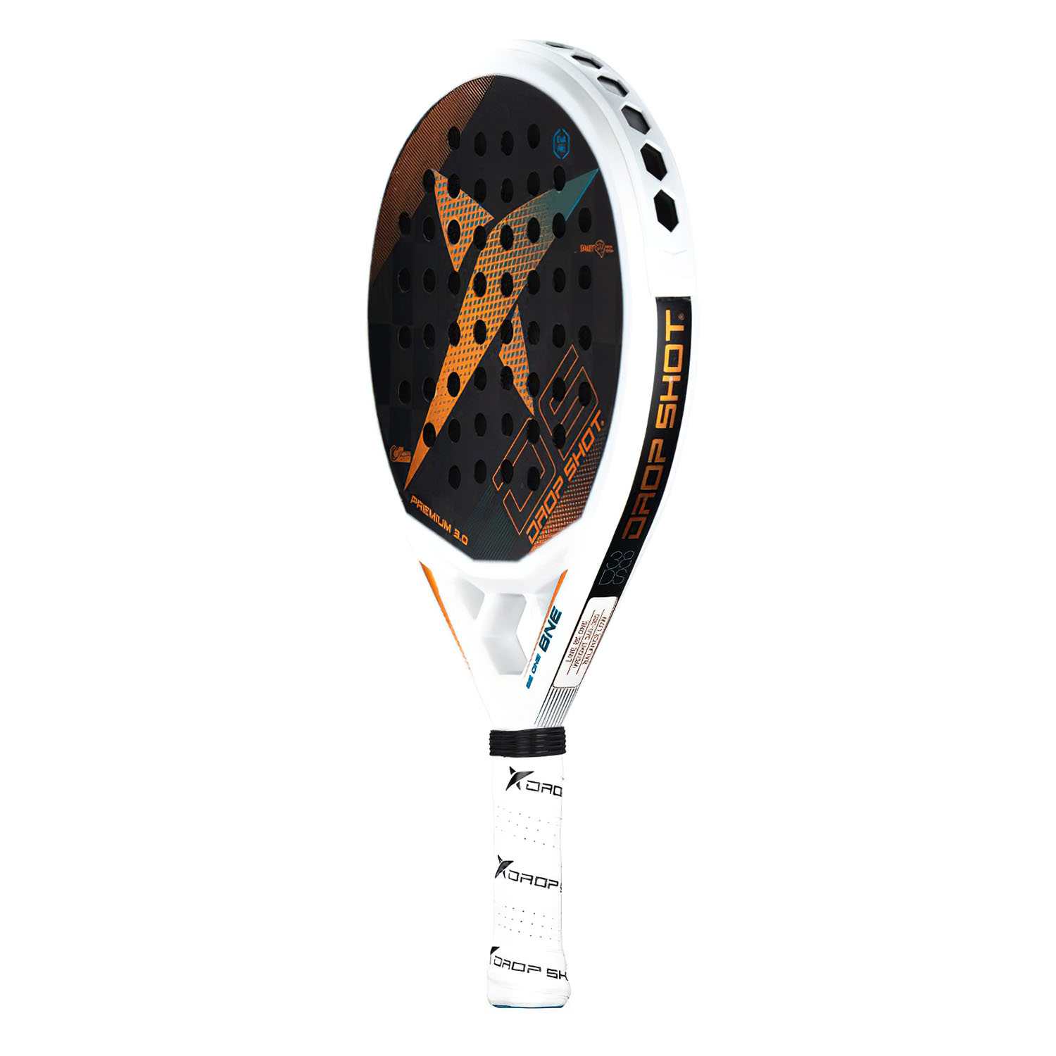 Drop Shot Premium 3.0 Padel - White/Orange