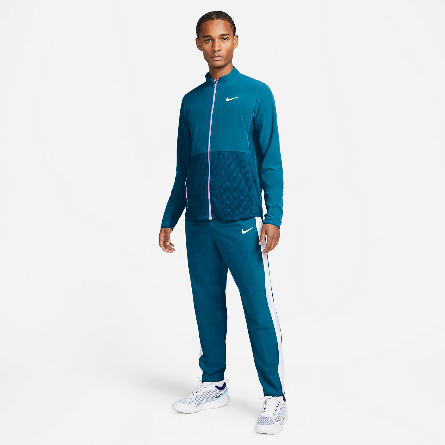 Nike Court Advantage Pantaloni - Green Abyss/White