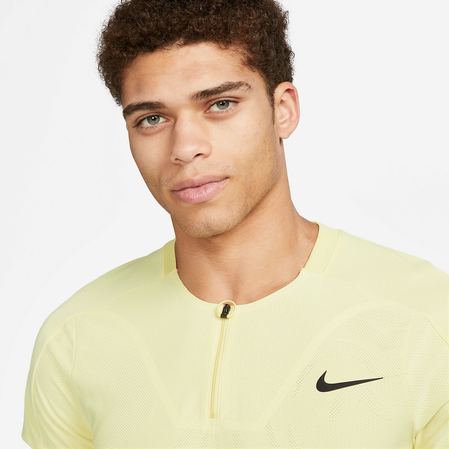 Nike Court Dri-FIT ADV Slam Men's Tennis Polo - Lemon Chiffon