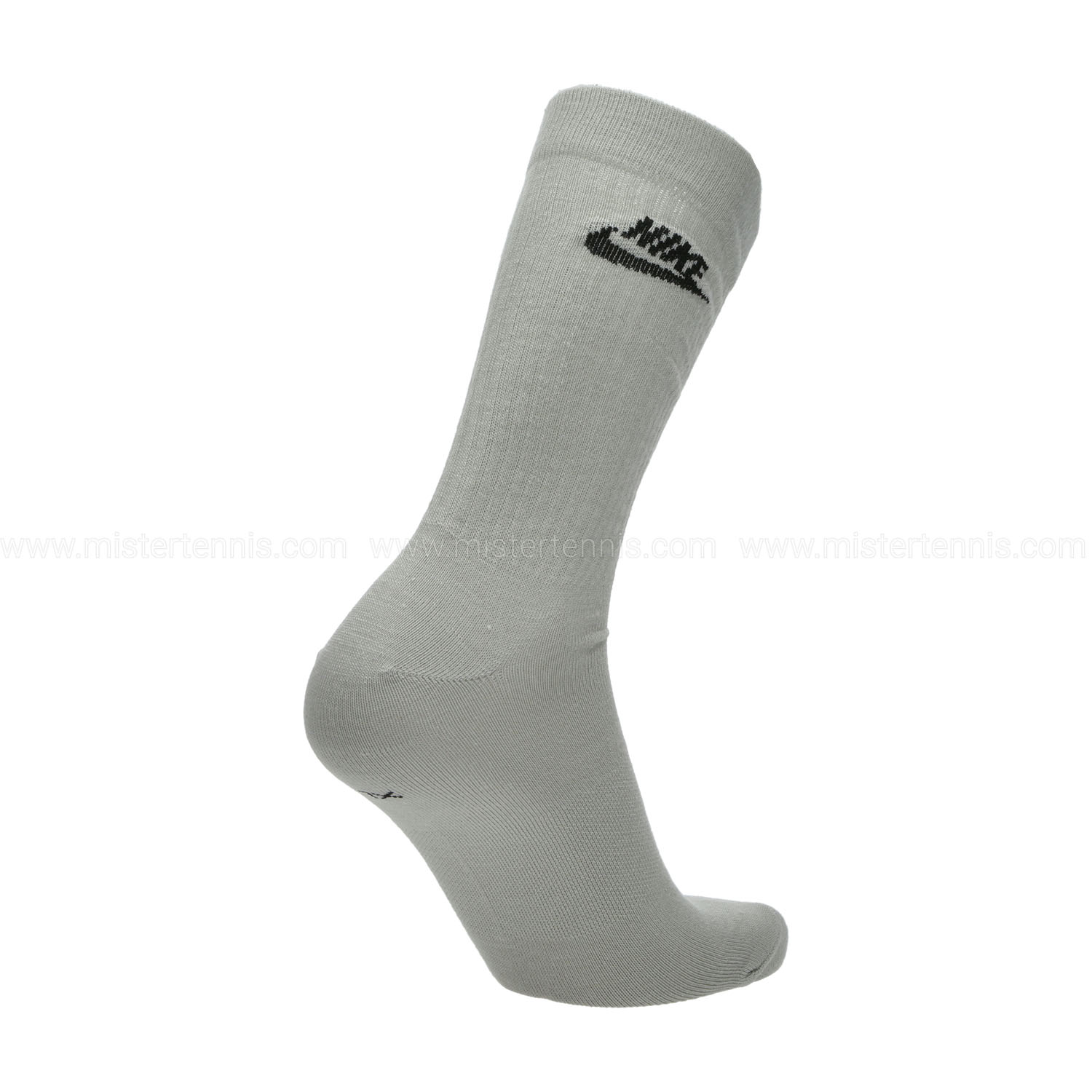 Nike Everyday Essential Logo x 3 Socks - Grey/Blue