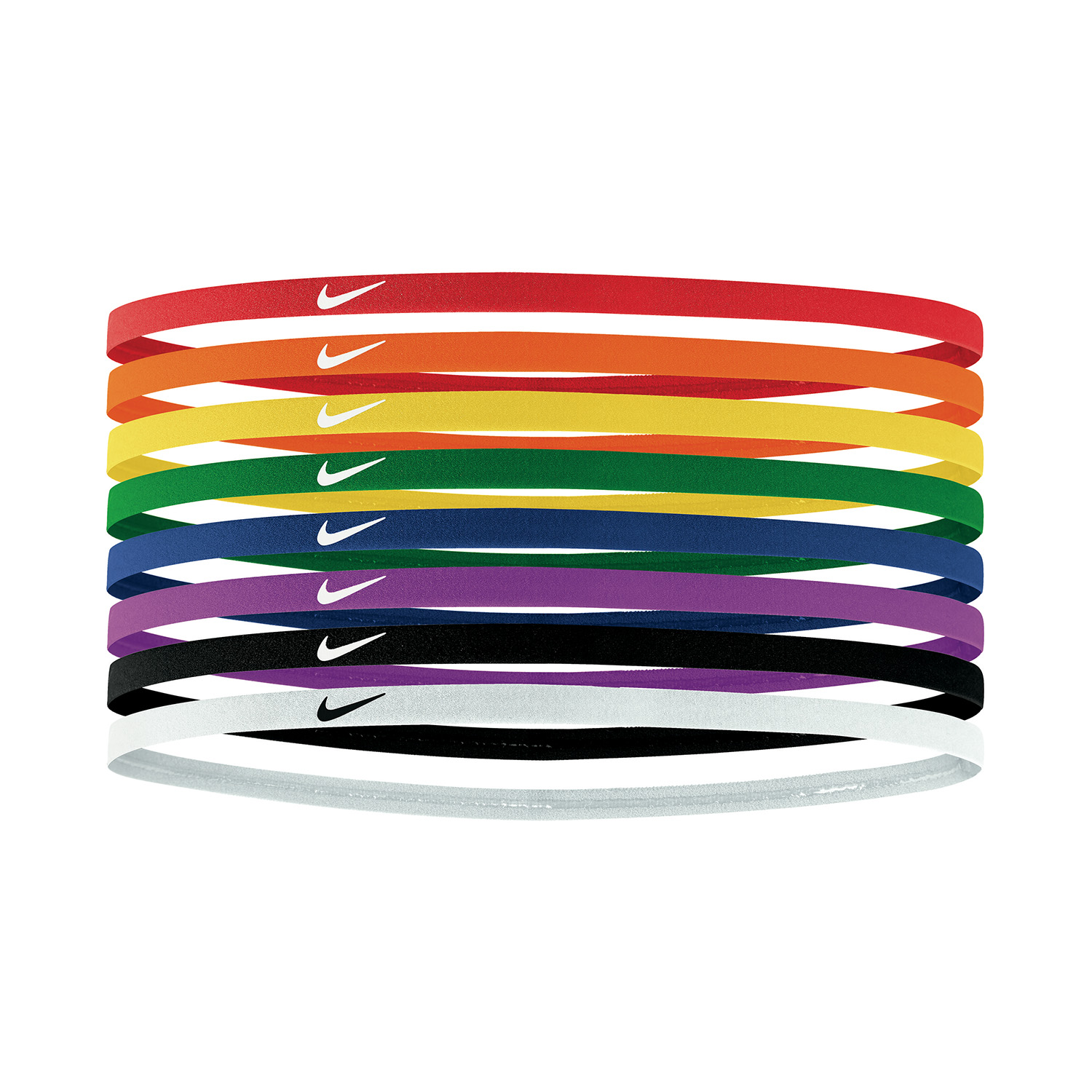 Nike Skinny x 8 Mini Hairbands - Pimento/Orange Blaze/Sunlight