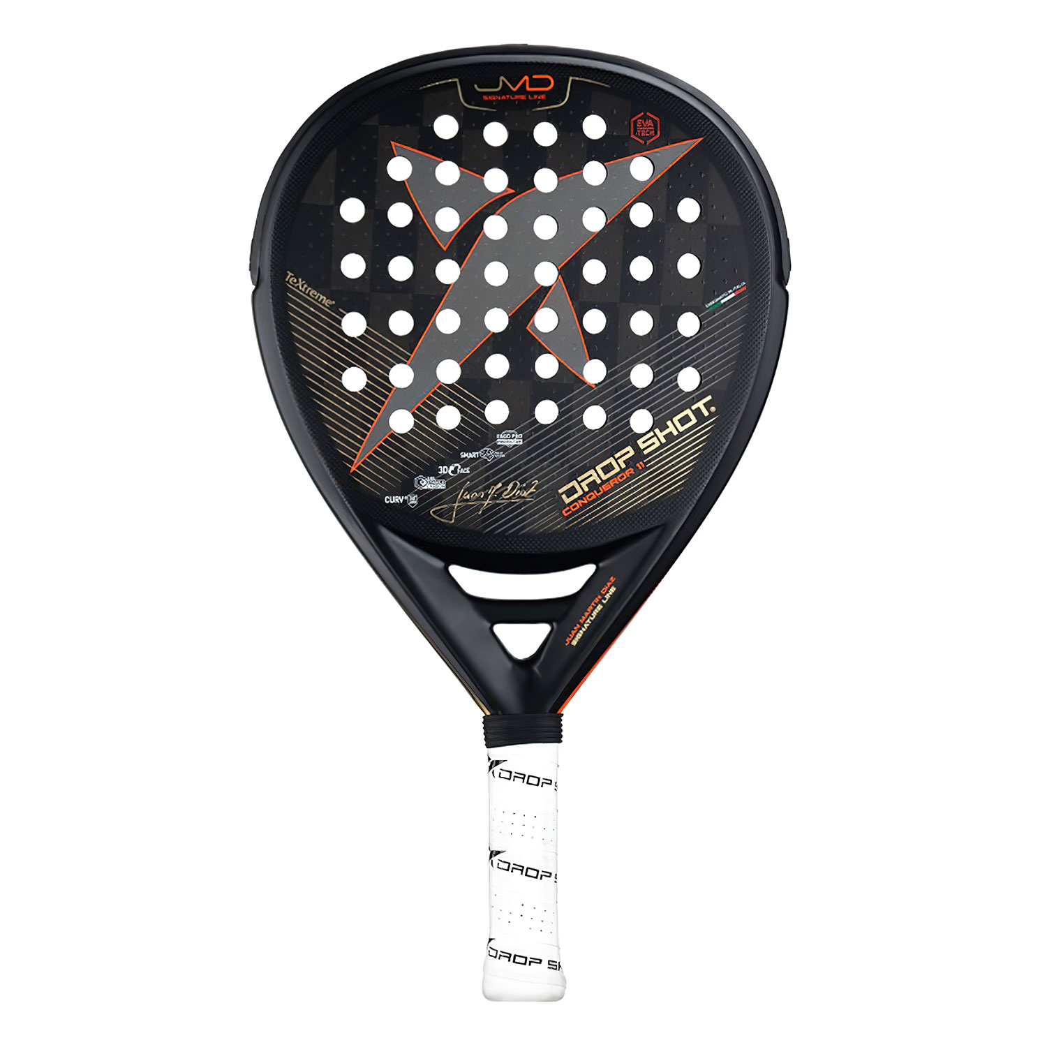 Drop Shot Conqueror 11 Padel - Black/Orange