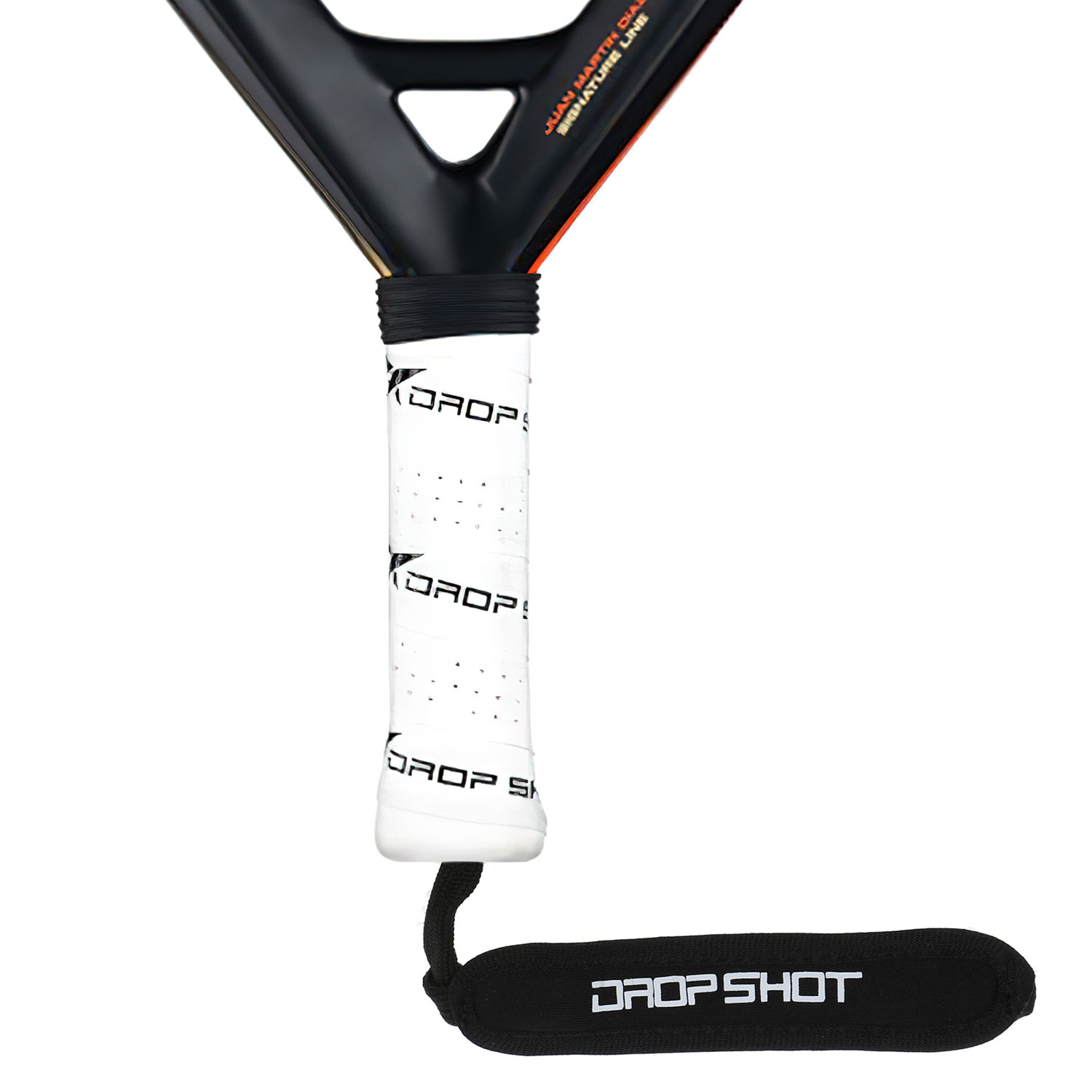 Drop Shot Conqueror 11 Padel Racket - Black/Orange