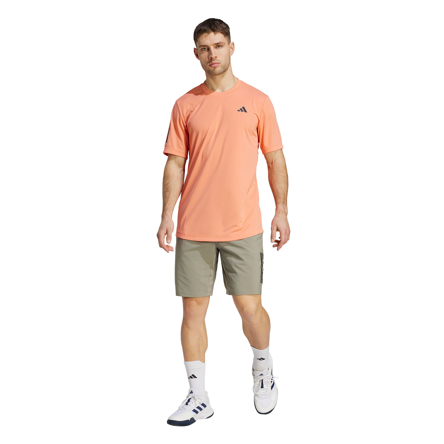 adidas Pro Layering Camiseta de Tenis Hombre - Silver Green