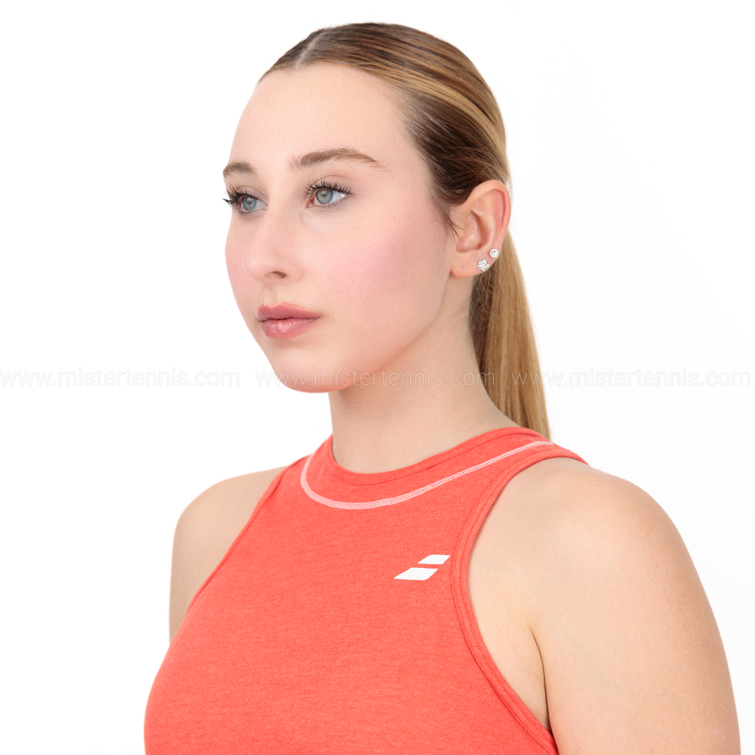 Babolat Exercise Tank - Poppy Red Heather