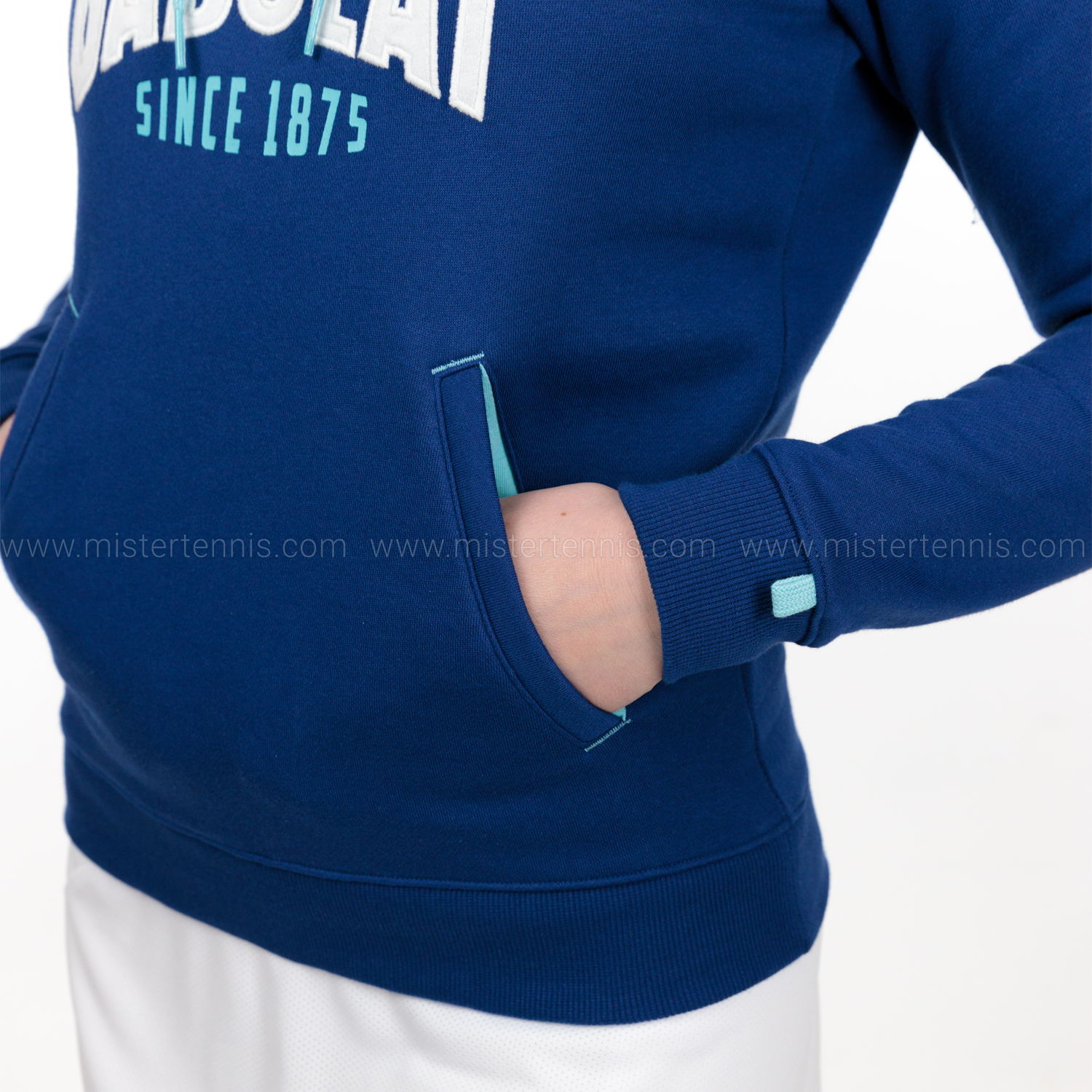 Babolat Exercise Logo Hoodie - Estate Blue