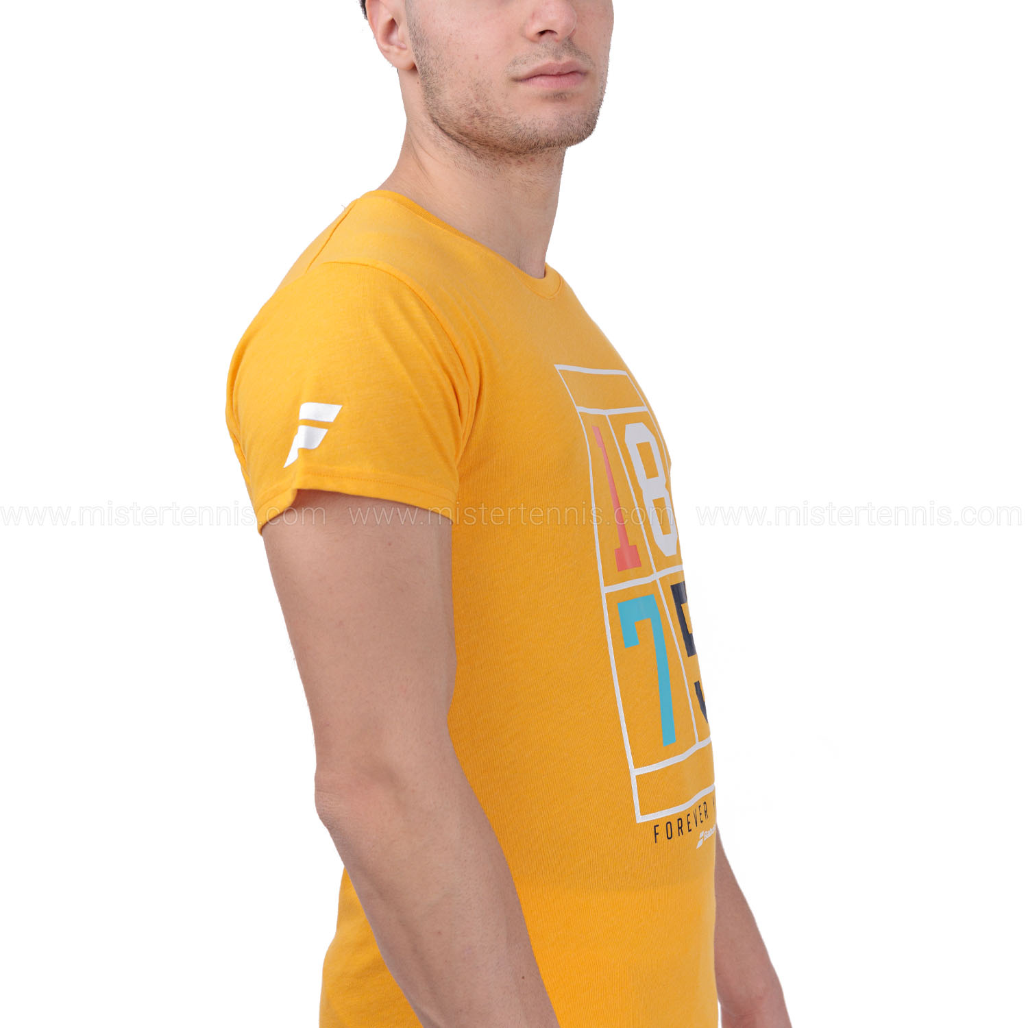 Babolat Exercise Vintage T-Shirt - Saffron Heather