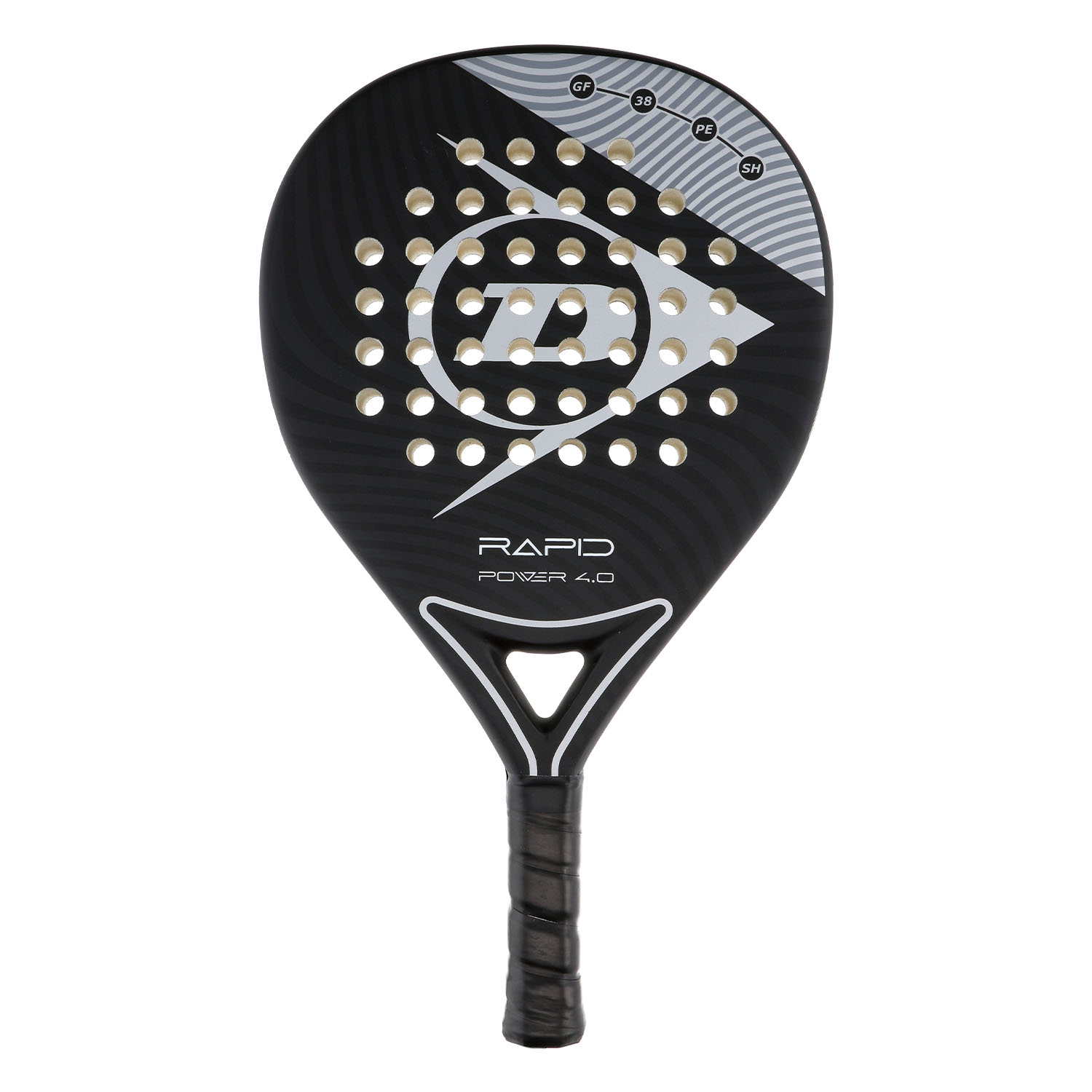 Dunlop Rapid Power Padel Racket Black/Silver