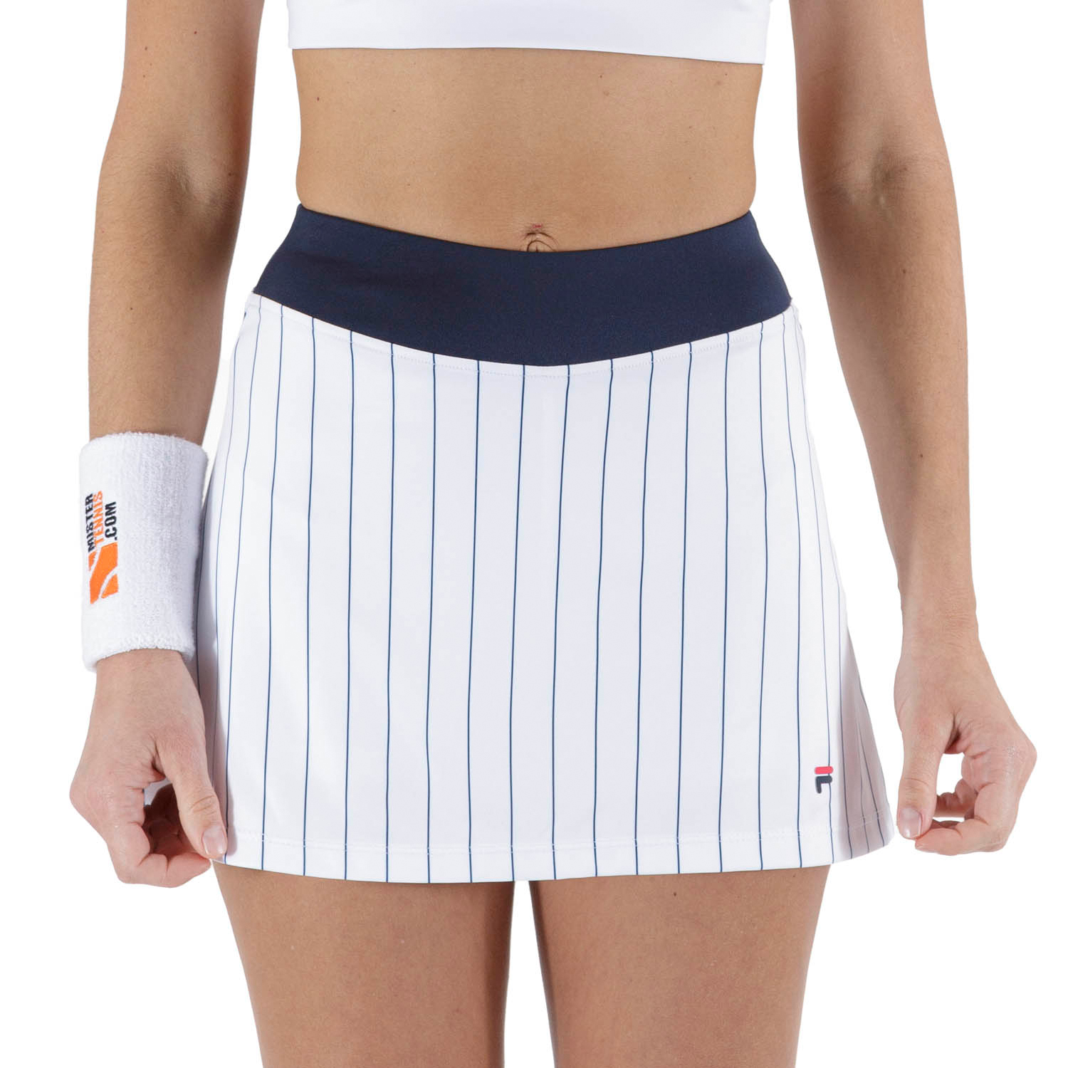 Fila Anna Falda - White/Navy Stripes