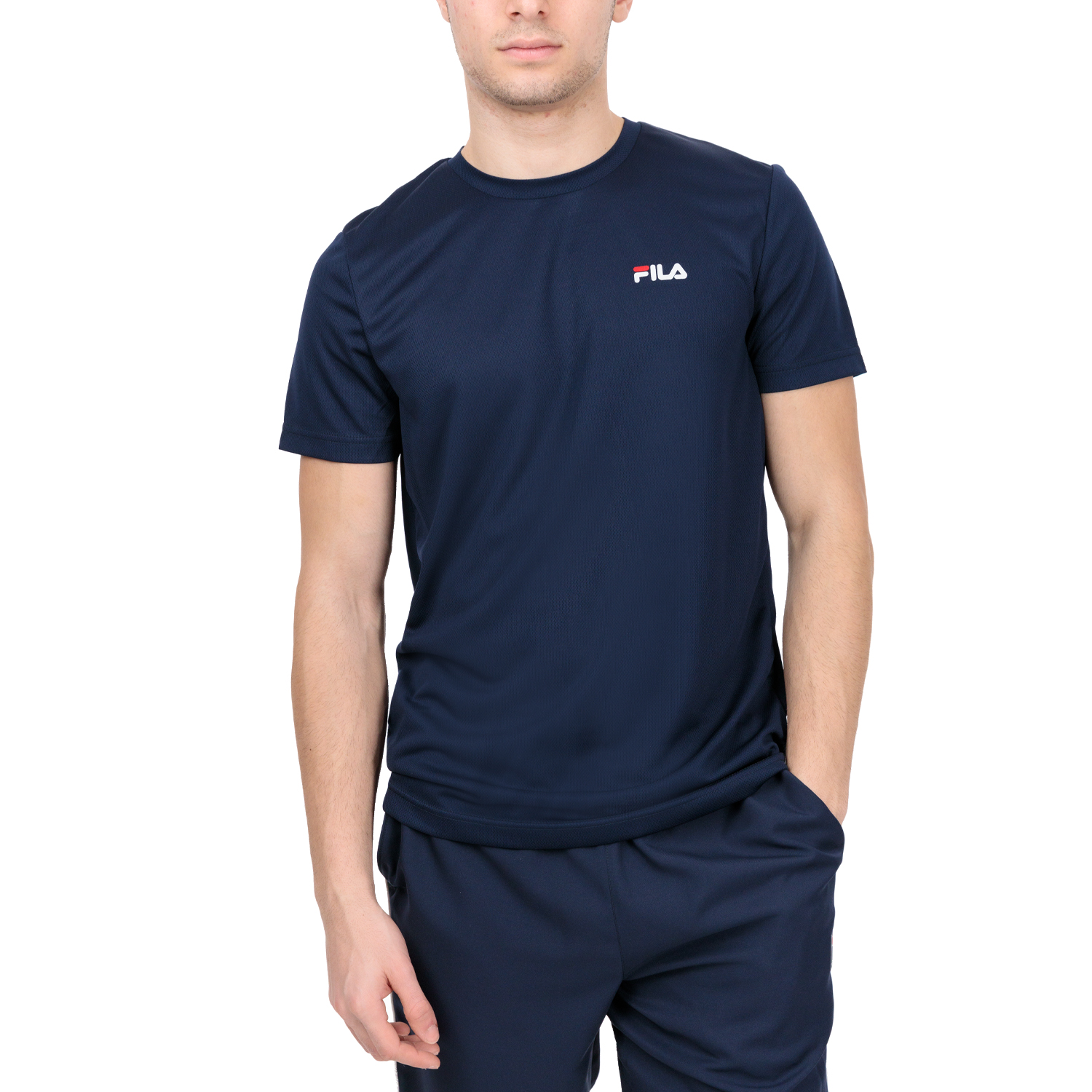 Fila Logo Camiseta - Navy