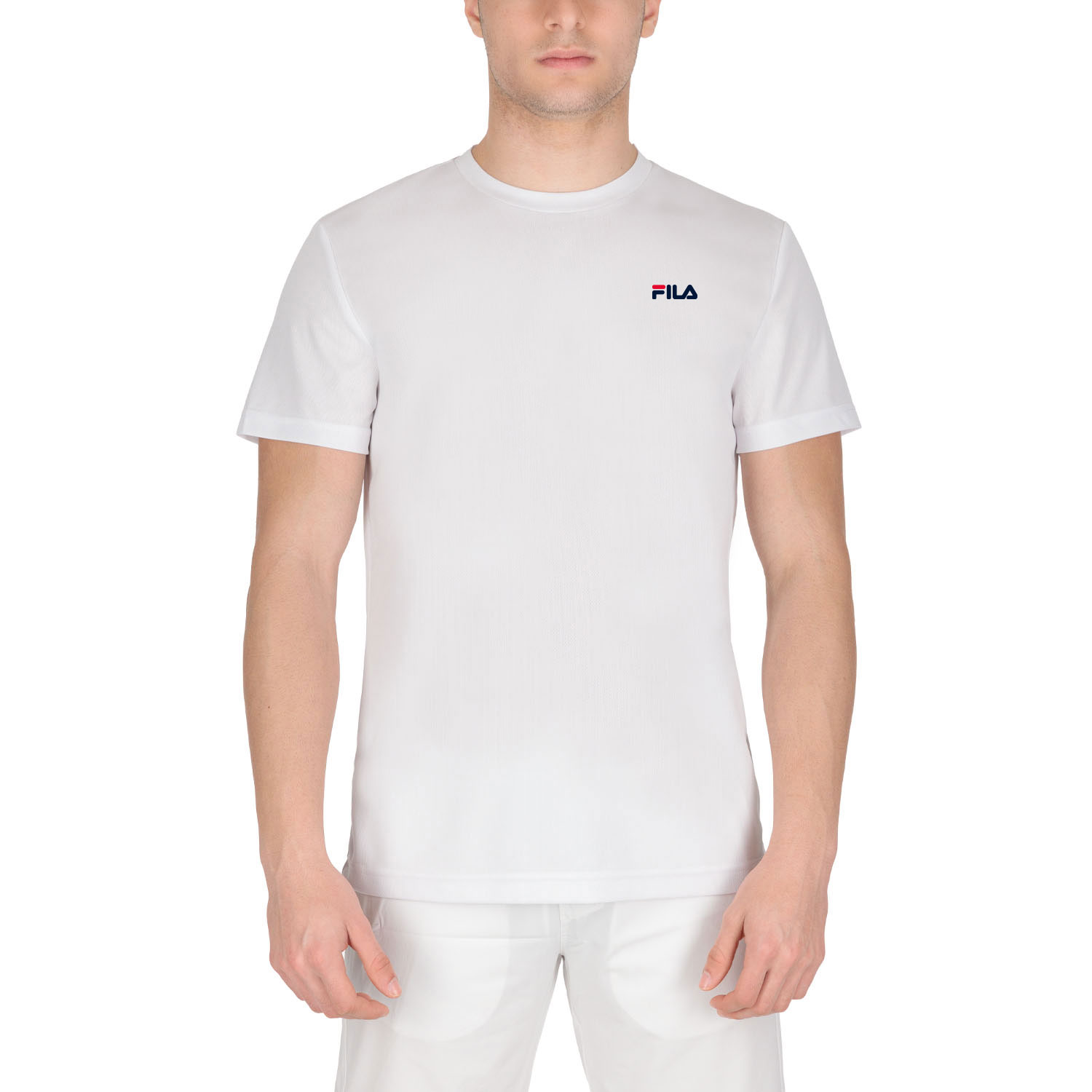 Fila Logo Camiseta - White