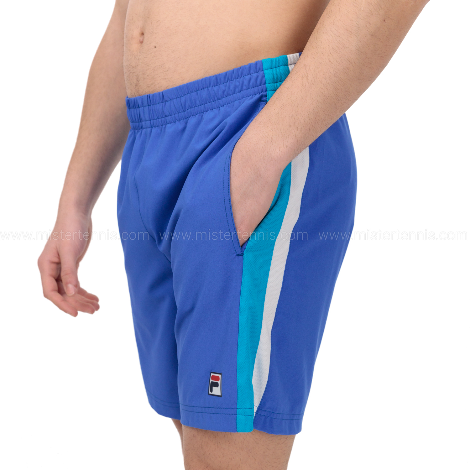Fila Nicolo 8in Men s Tennis Shorts Dazzling Blue
