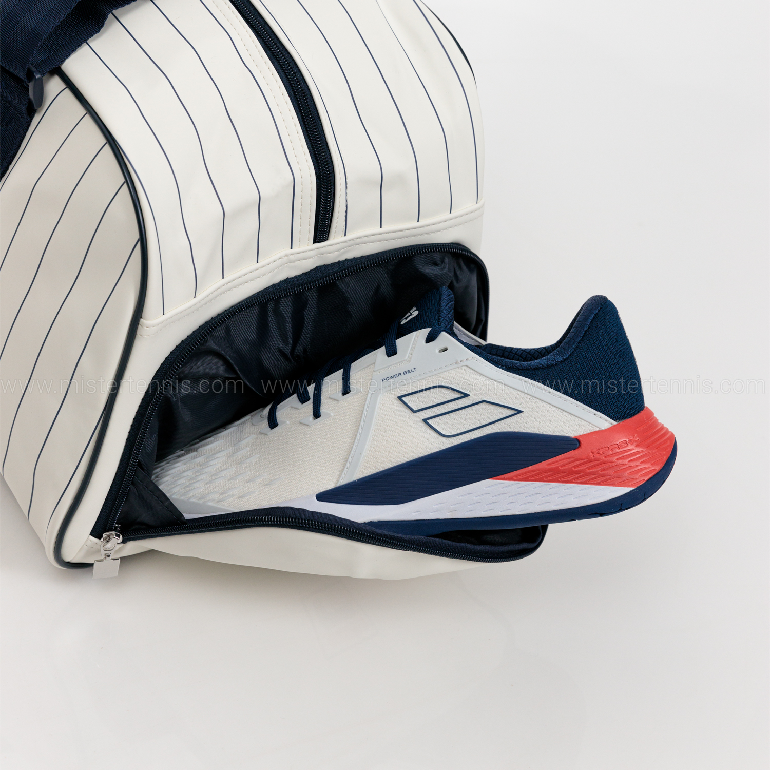 Fila The Classic Bolsas - White/Peacoat Blue Stripes