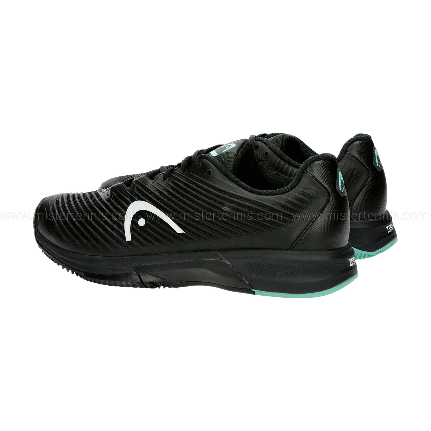 Head Revolt Pro 4.0 Clay Men's Tennis Shoes - Black/Teal