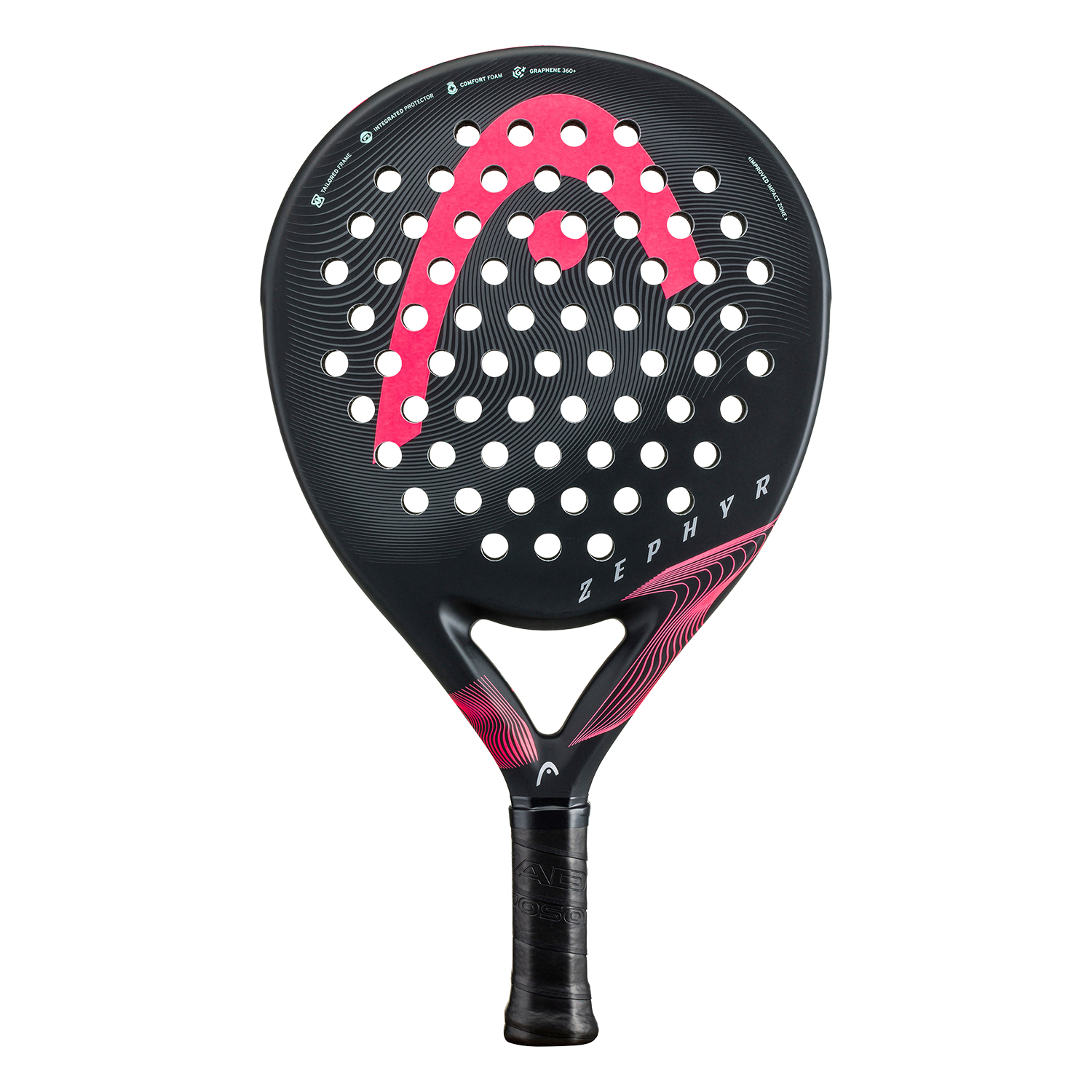 Head Zephyr 2023 Padel - Black/Pink