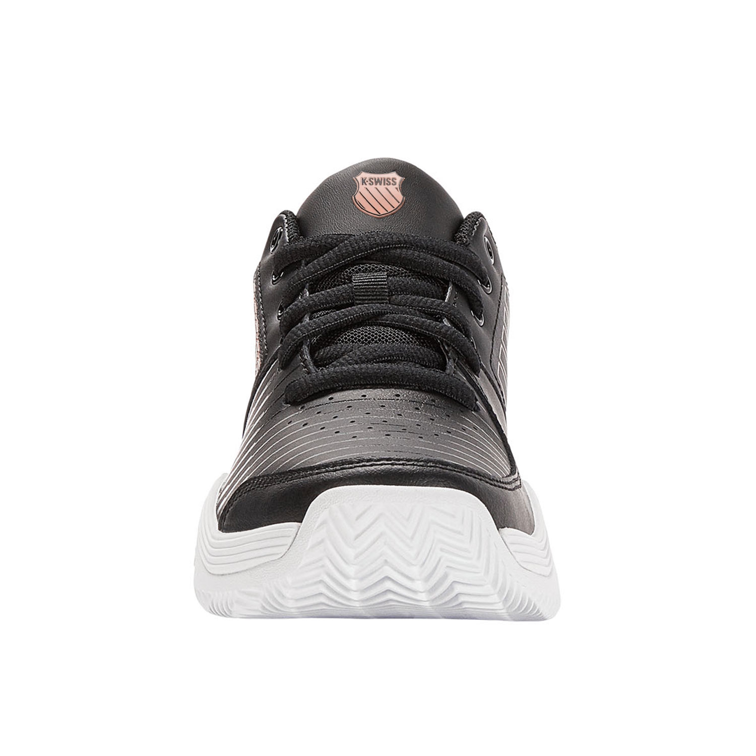 K-Swiss Court Express Clay - Black/White/Rosegold