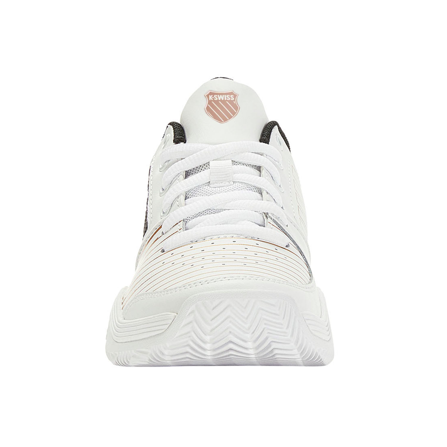 K-Swiss Court Express Clay - White/Black/Rosegold