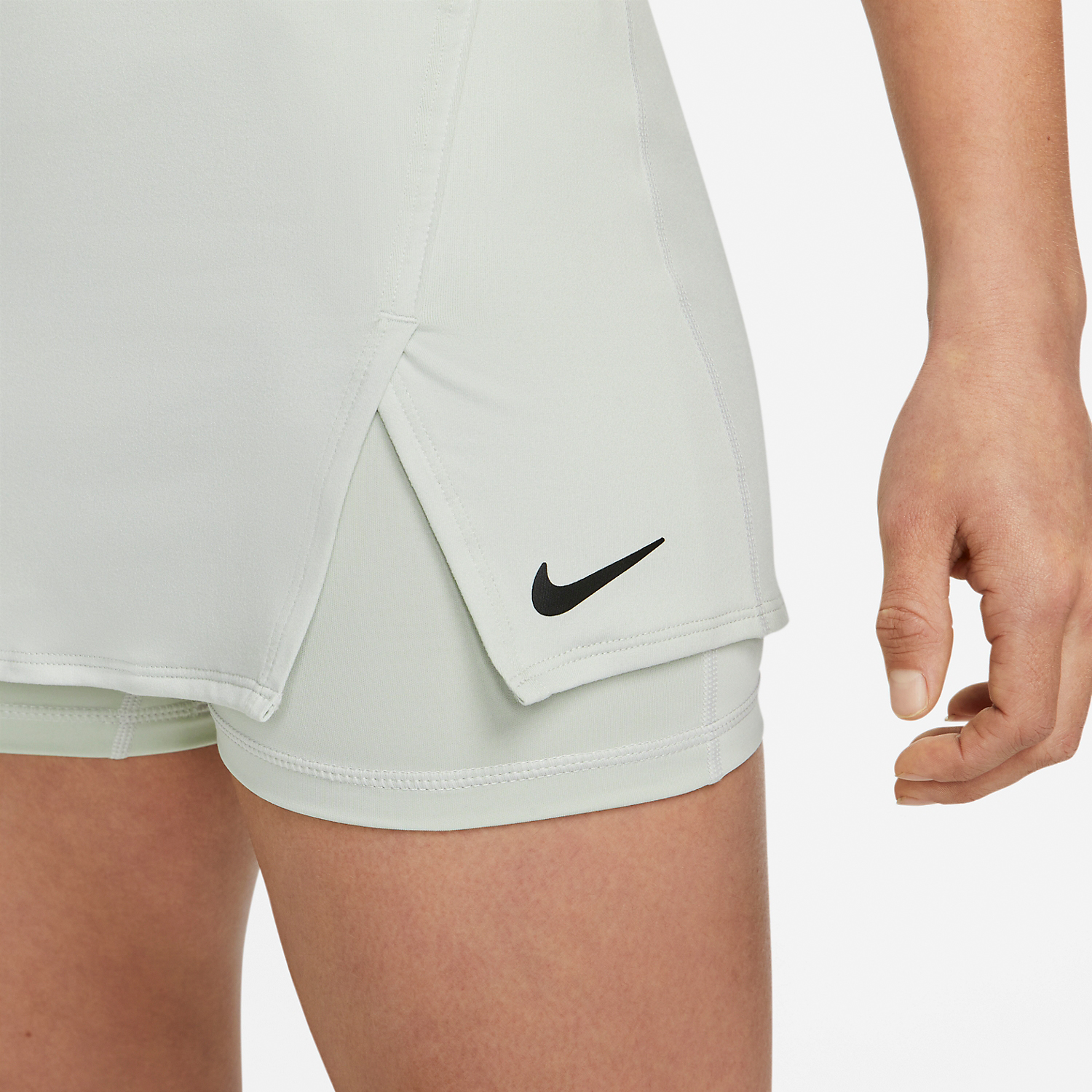 Nike Court Victory Skirt - Light Silver/Black