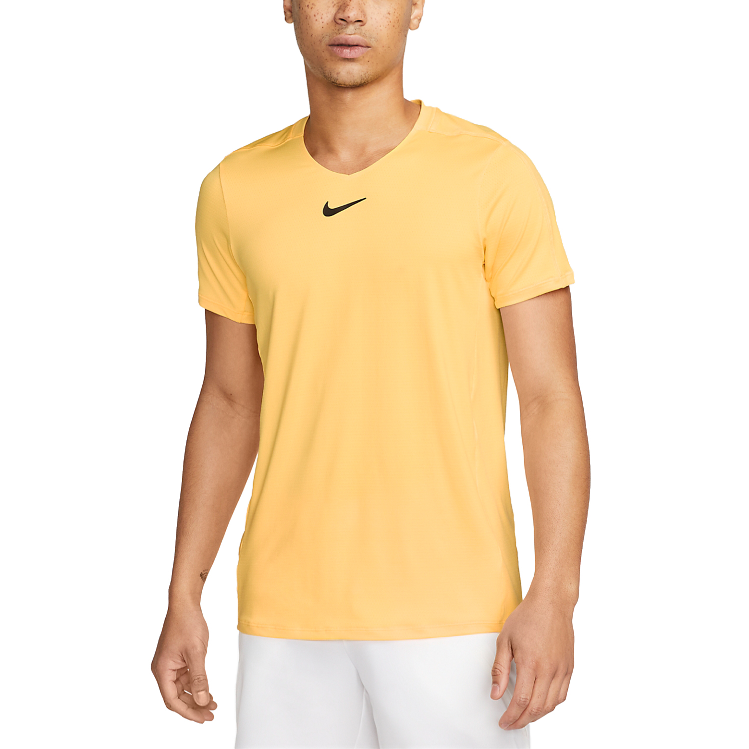 Nike Dri-FIT Advantage Men's Tennis T-Shirt Citron Pulse/Black