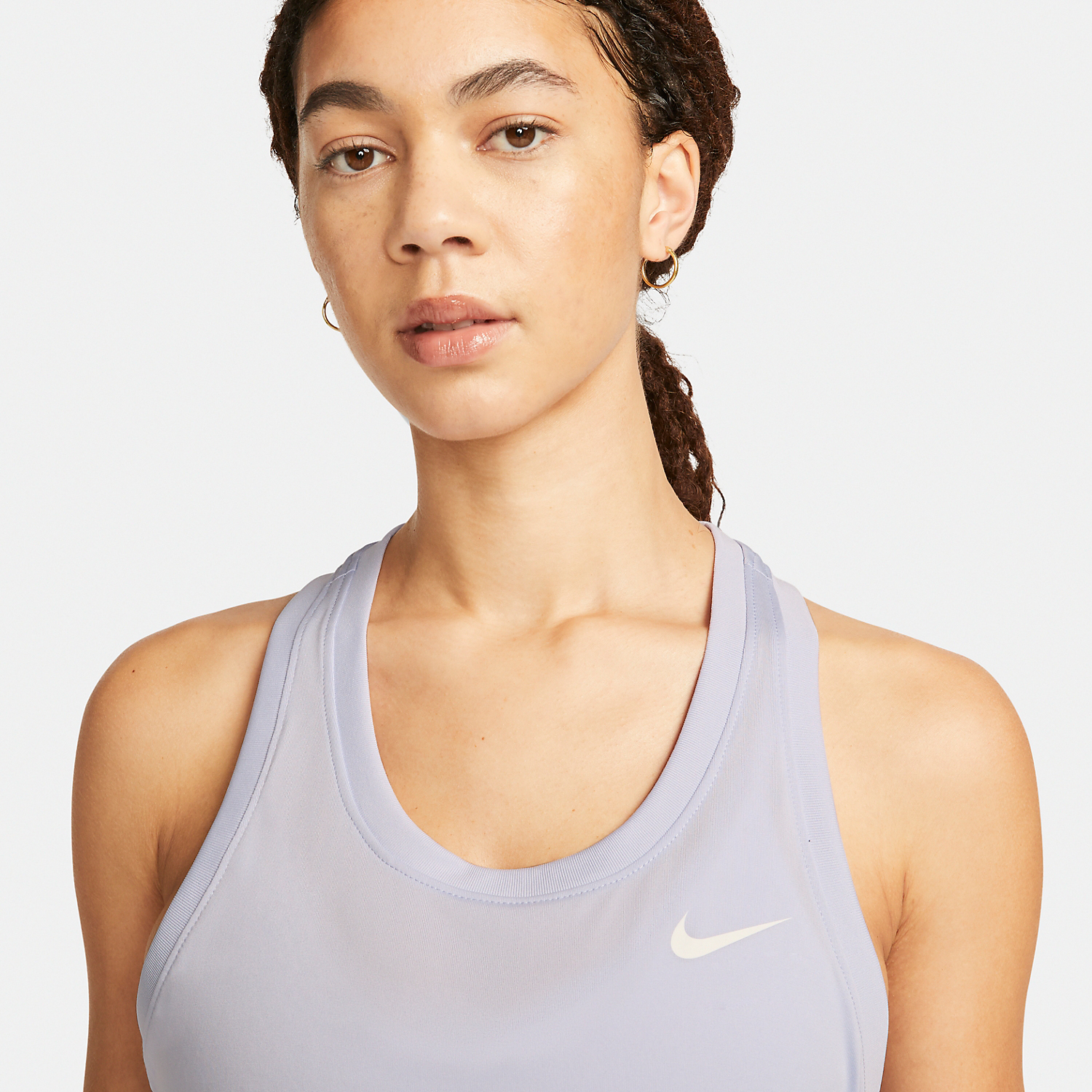 Nike Dri-FIT Women's Tennis Tank - Coral Chalk/White