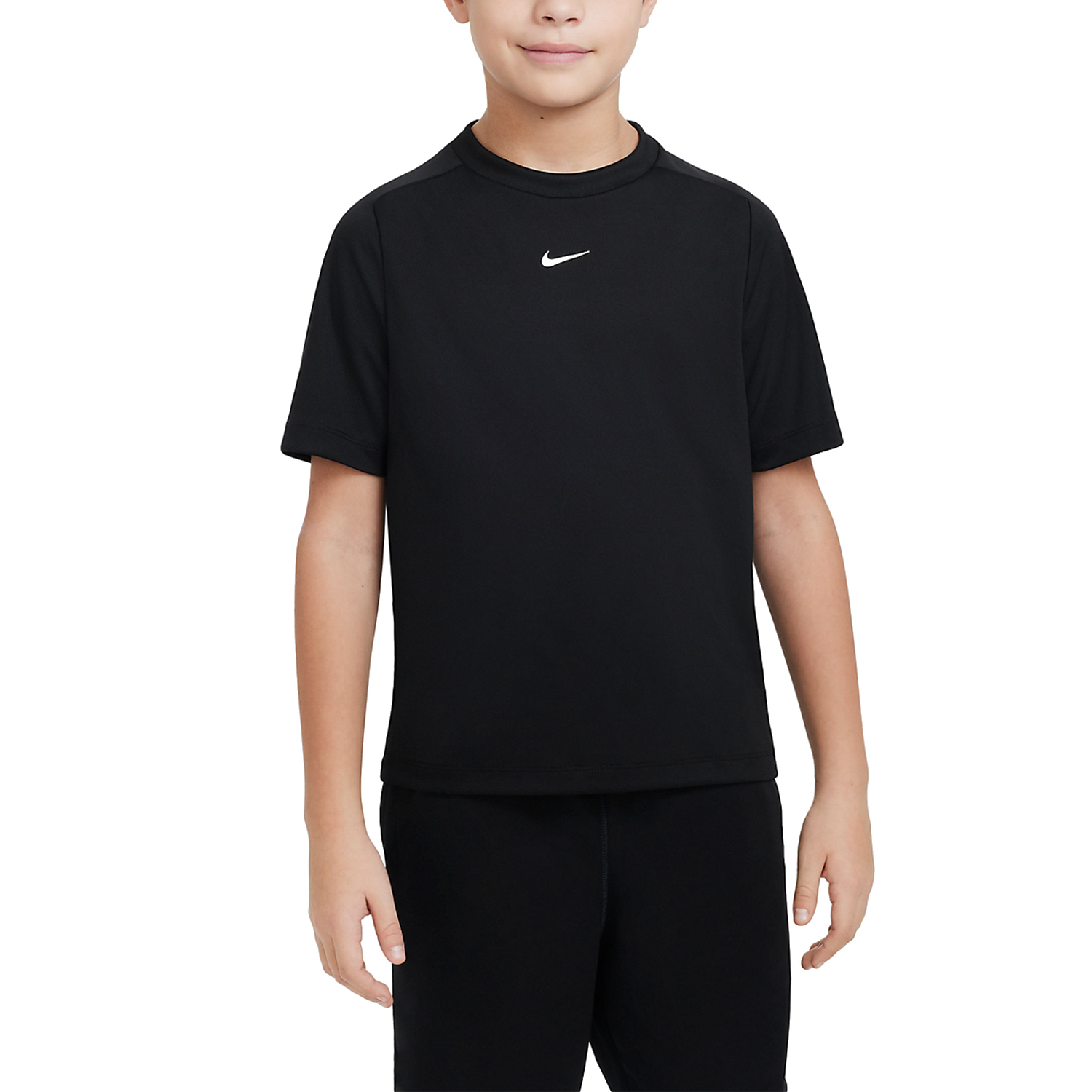 Nike Dri-FIT Multi T-Shirt Boy - Black/White