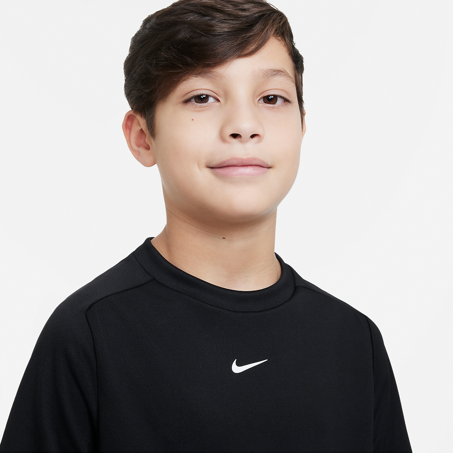 Nike Dri-FIT Multi T-Shirt Boy - Black/White