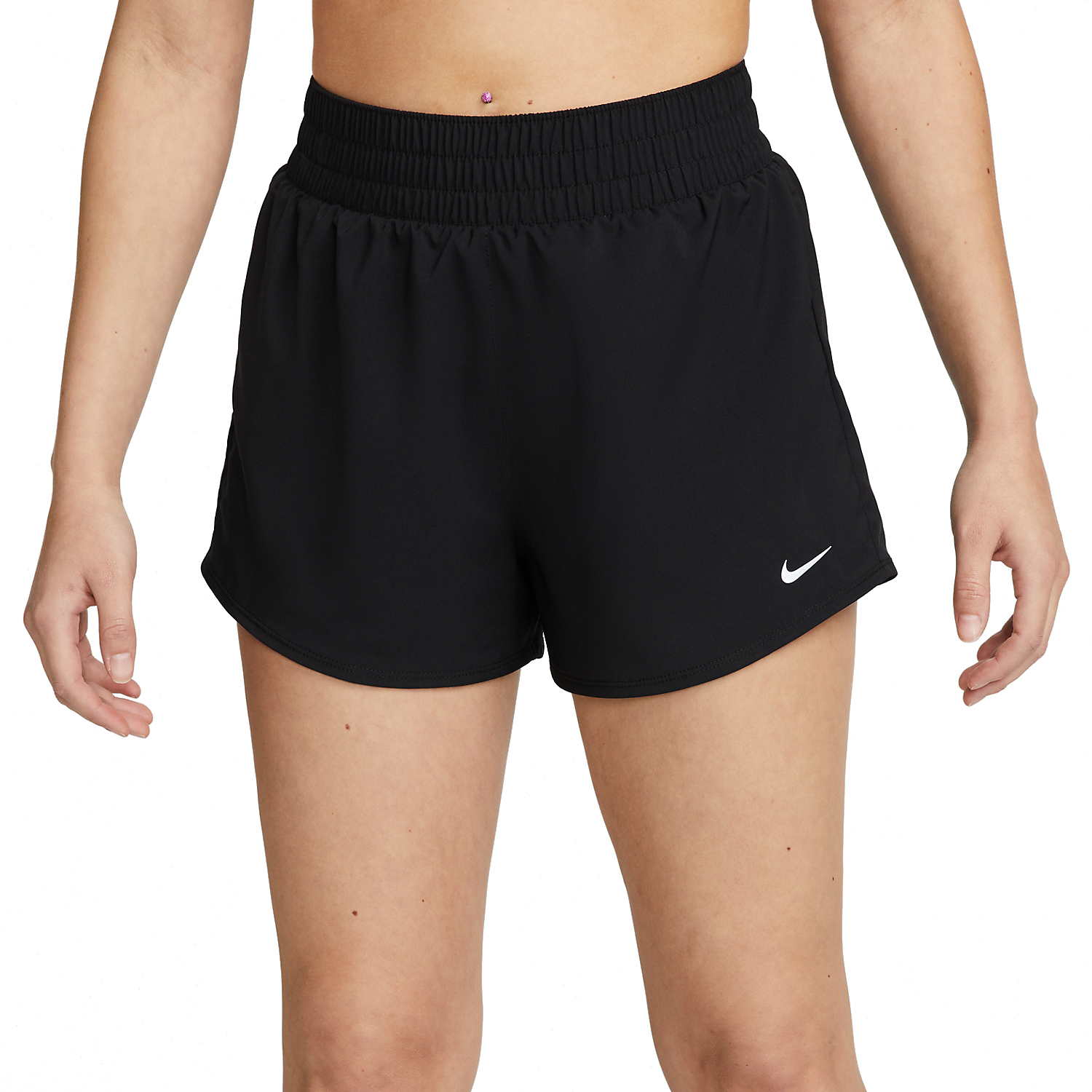 Nike Dri-FIT One 3in Pantaloncini - Black/Reflective Silver