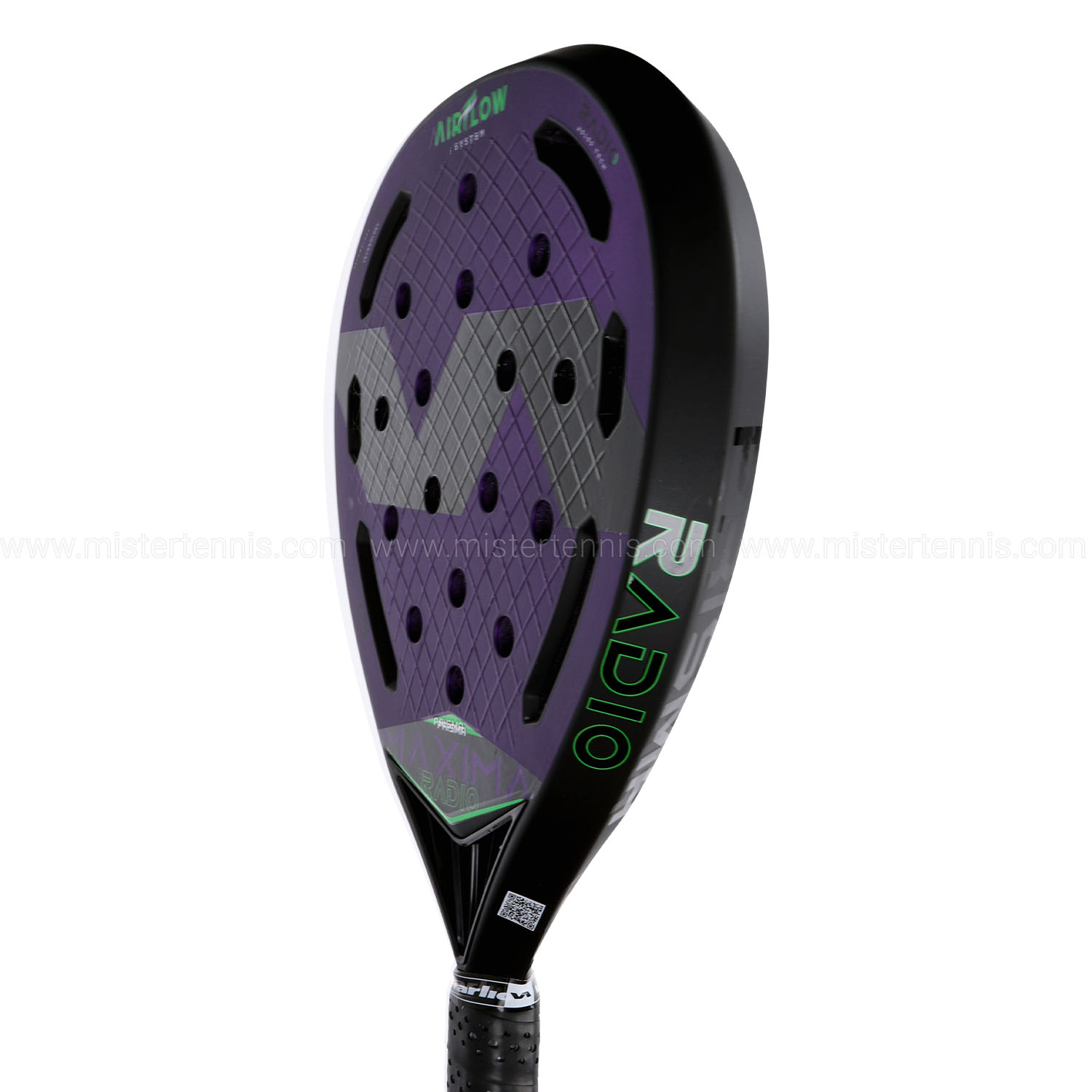 Varlion Maxima Summum Prisma Radio S Padel Racket - Black/Purple