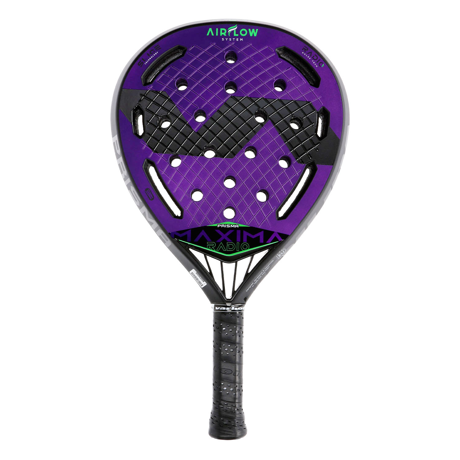 ラケット(硬式用) Varlion Maxima Summum Prisma Radio Varlion Maxima Summum Prisma Radio W Padel Racket - Black/Purple