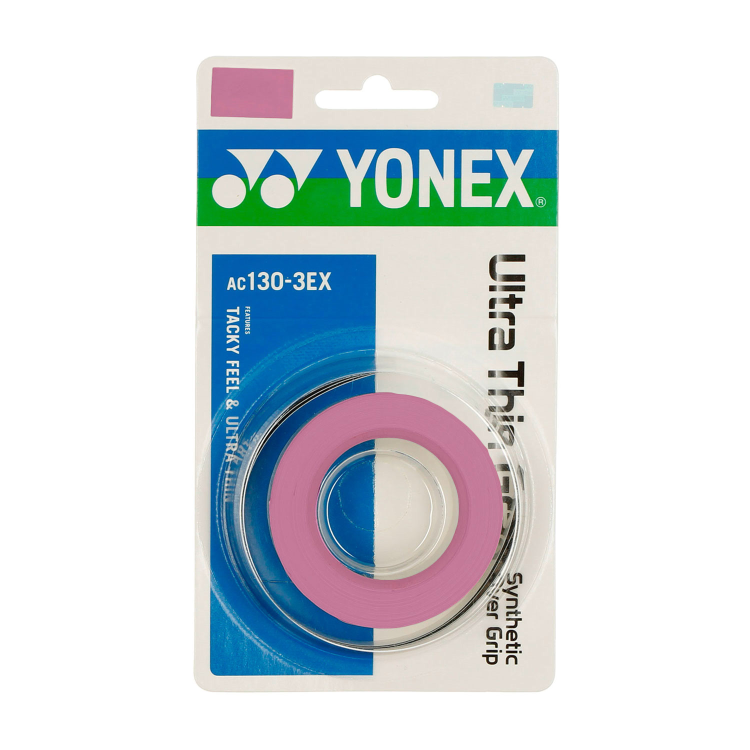 Yonex Ultra Thin Grap Overgrip x 3 - Pink