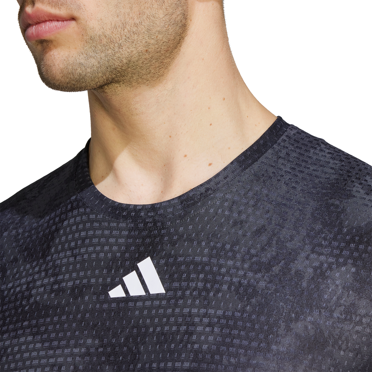 adidas Paris Men's Tennis T-Shirt - Carbon/Black