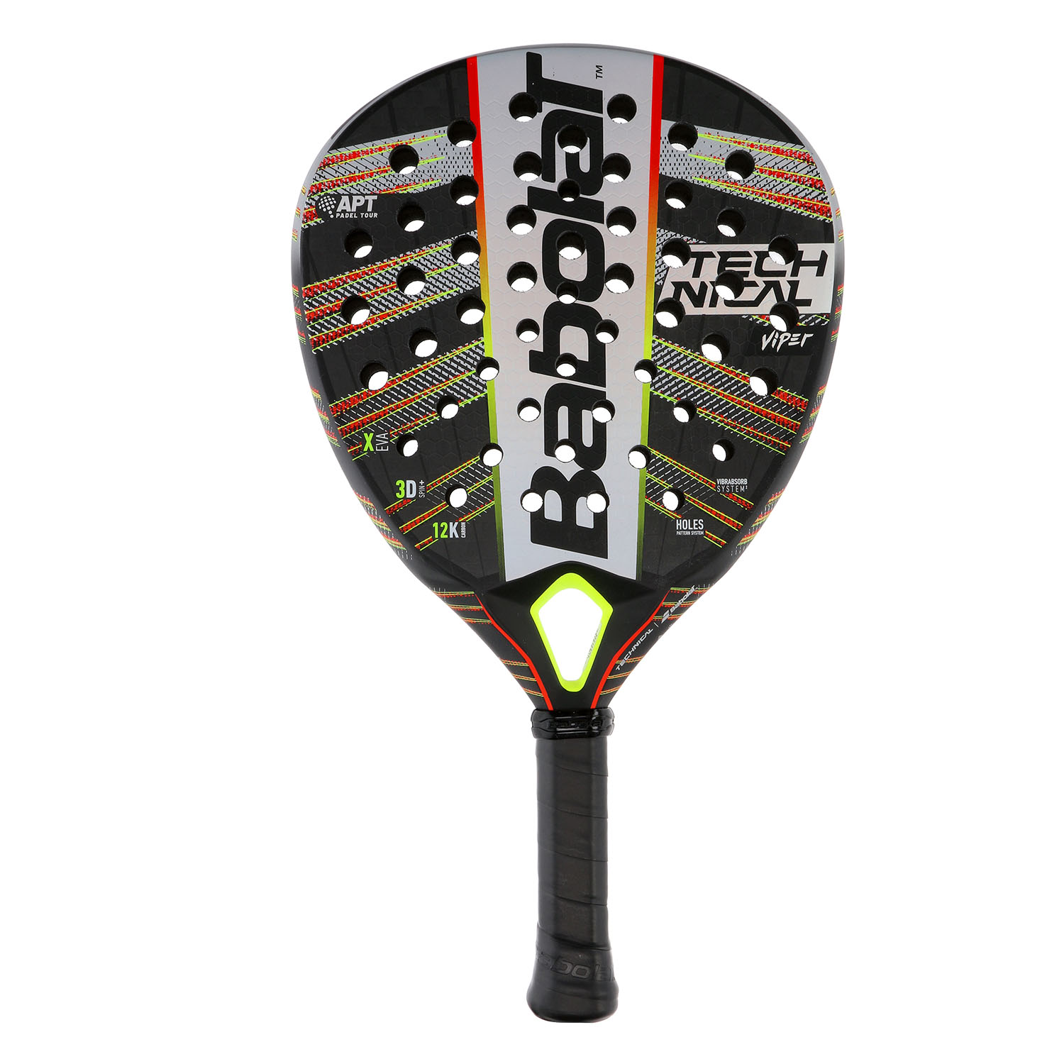 Babolat Technical Viper APT Padel Racket - Grigio/Nero/Rosso