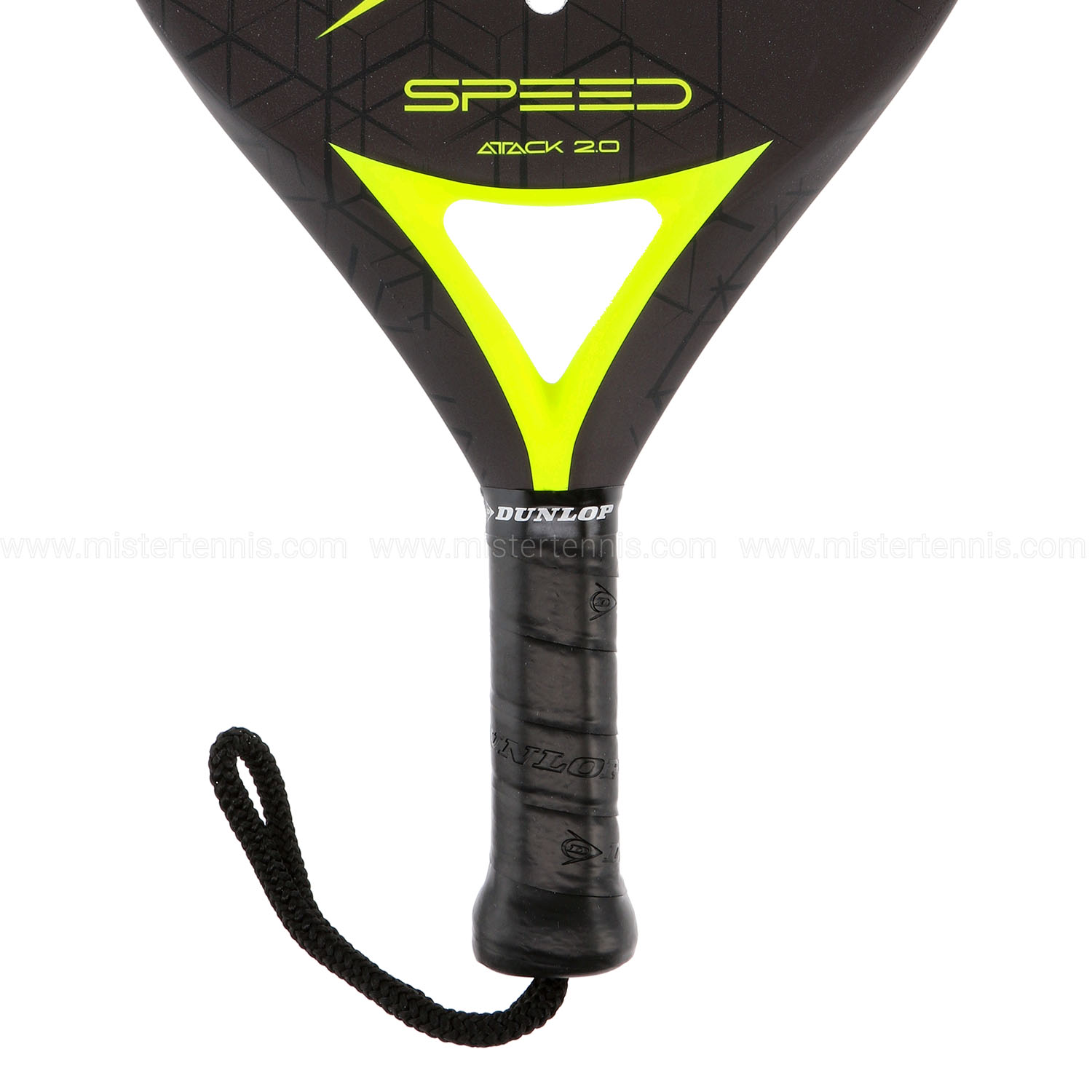 Raquette De Pickleball Dunlop Skin Attack Soft - Noyau EVA Doux - Fibre Carbone