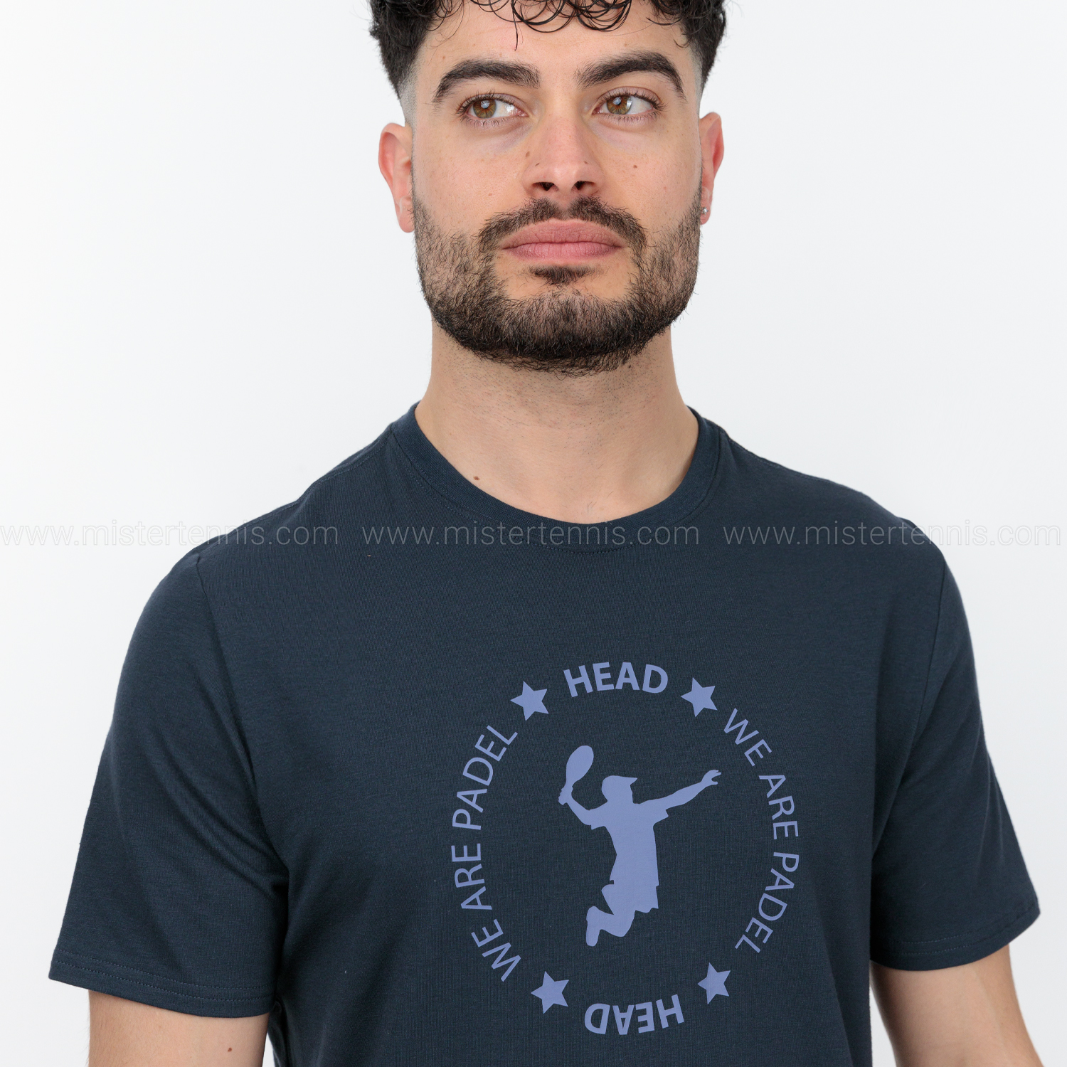 Head Graphic Log Camiseta - Navy