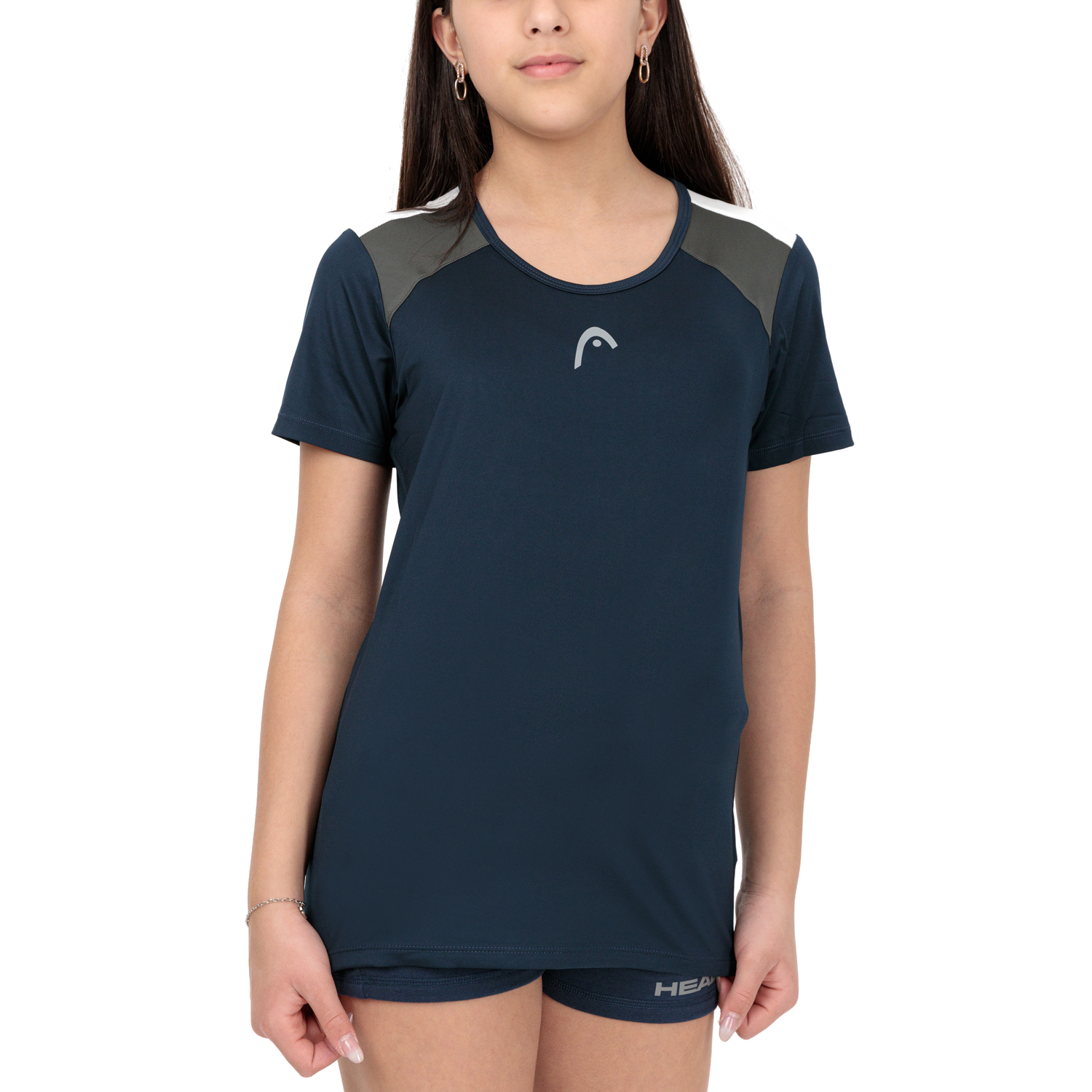 Head Club 22 Tech T-Shirt Girl - Dark Blue
