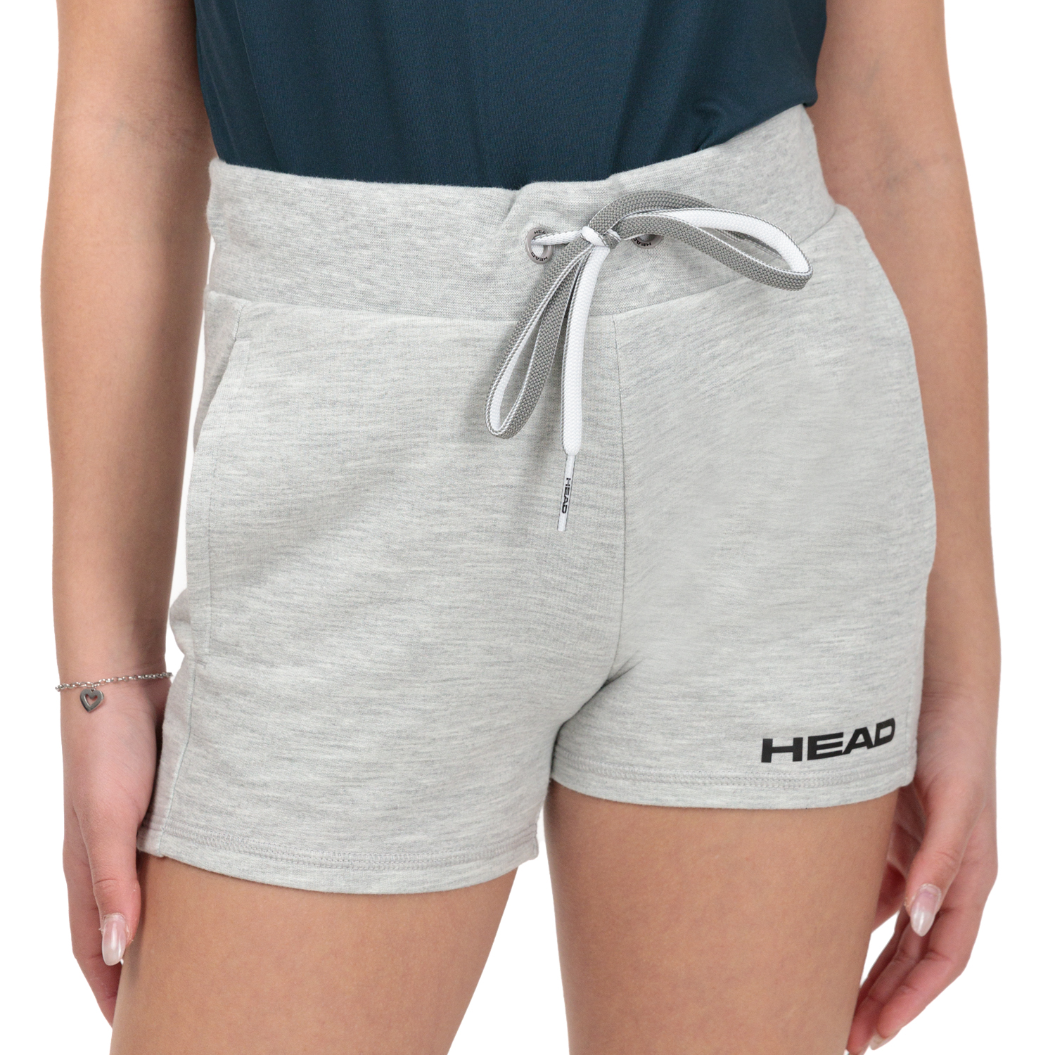 Head Club Ann 3in Pantaloncini Bambina - Grey Melange