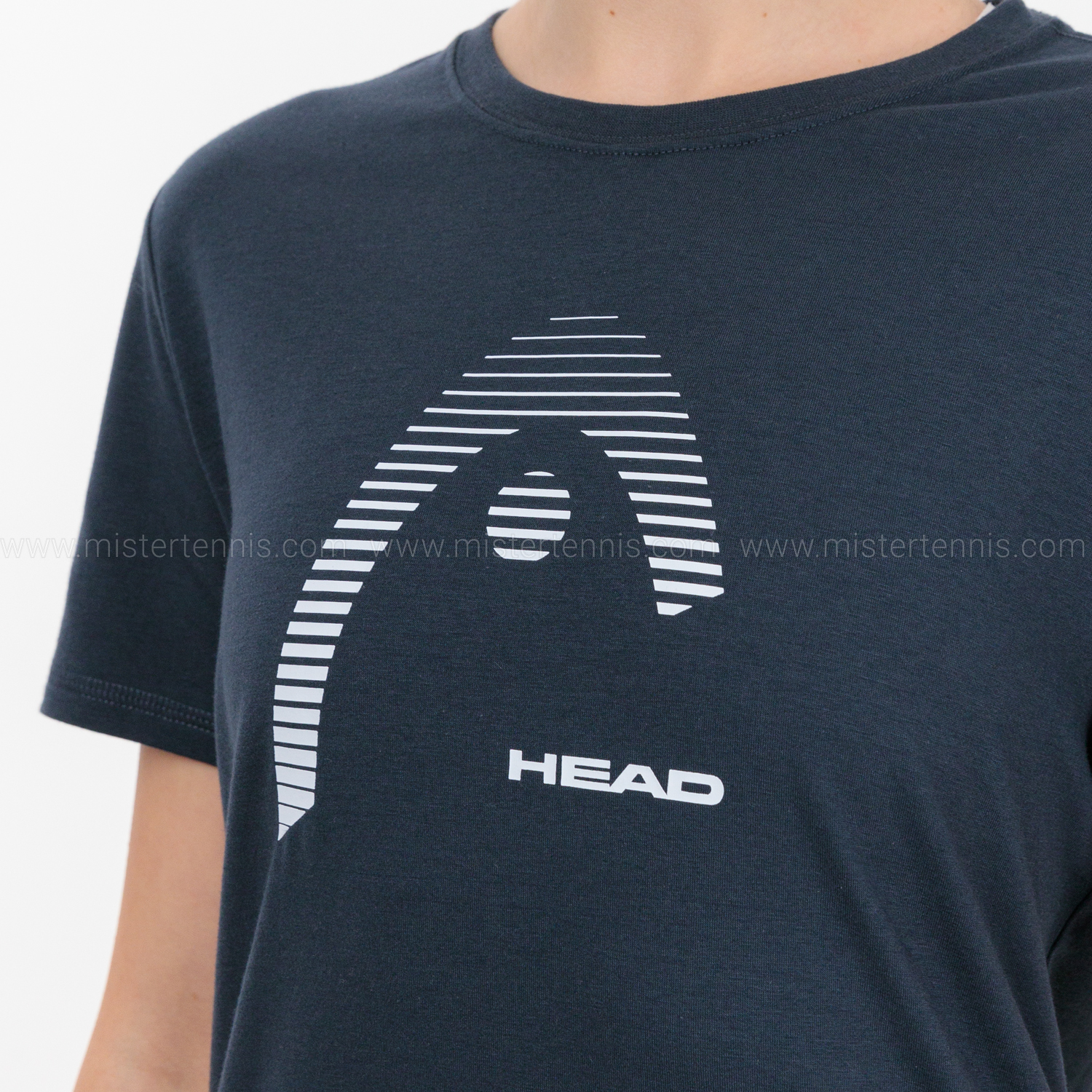 Head Club Lara Logo Maglietta - Navy